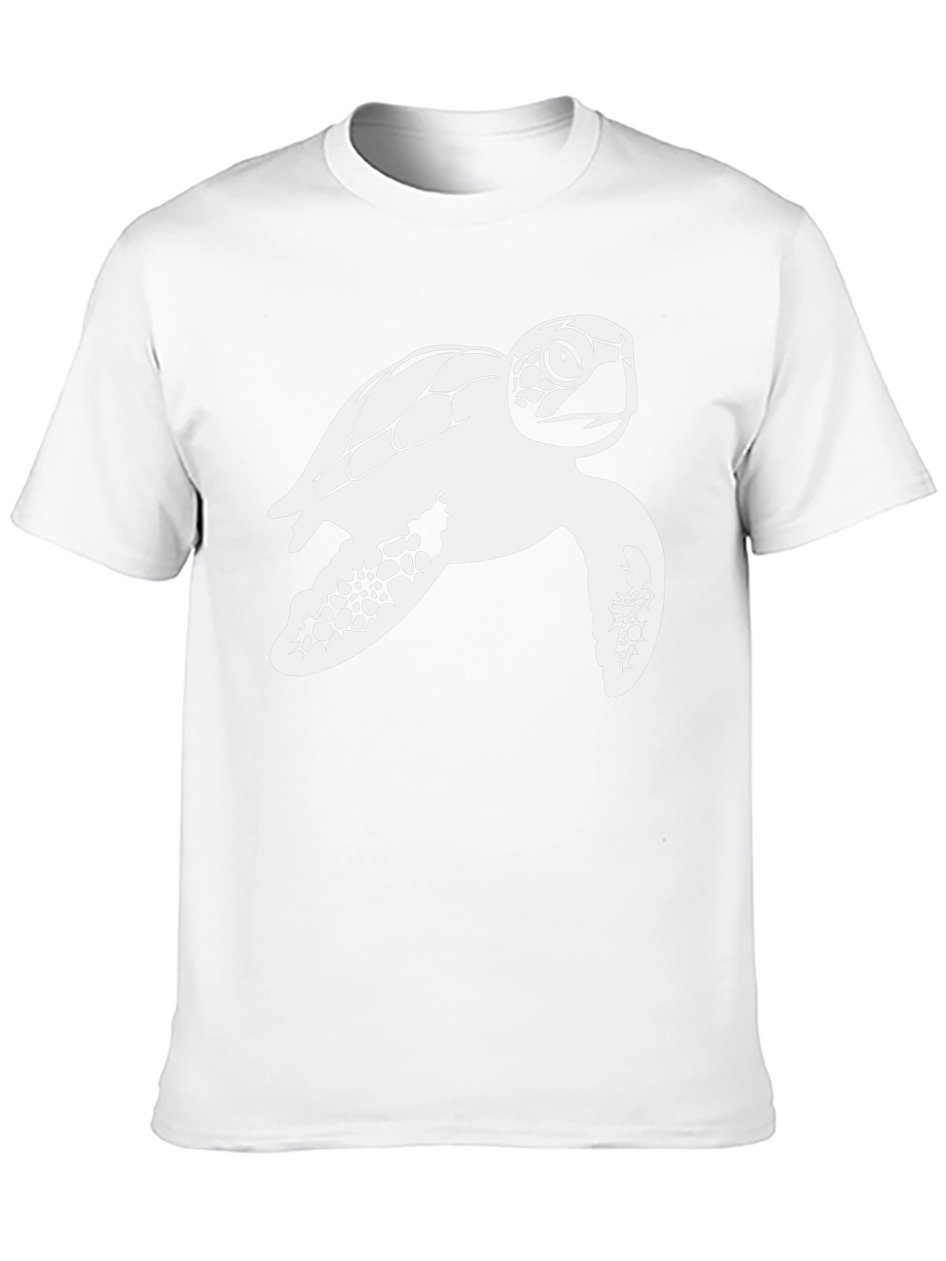 Sea Turtle Graphic Tee - Black Cotton Comfort
