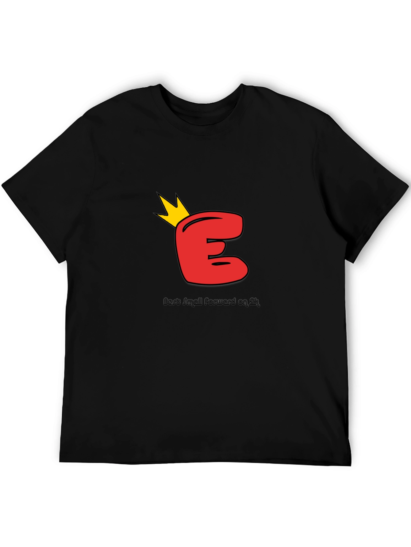 Kingly E T-Shirt - Bold Red Graphic Tee