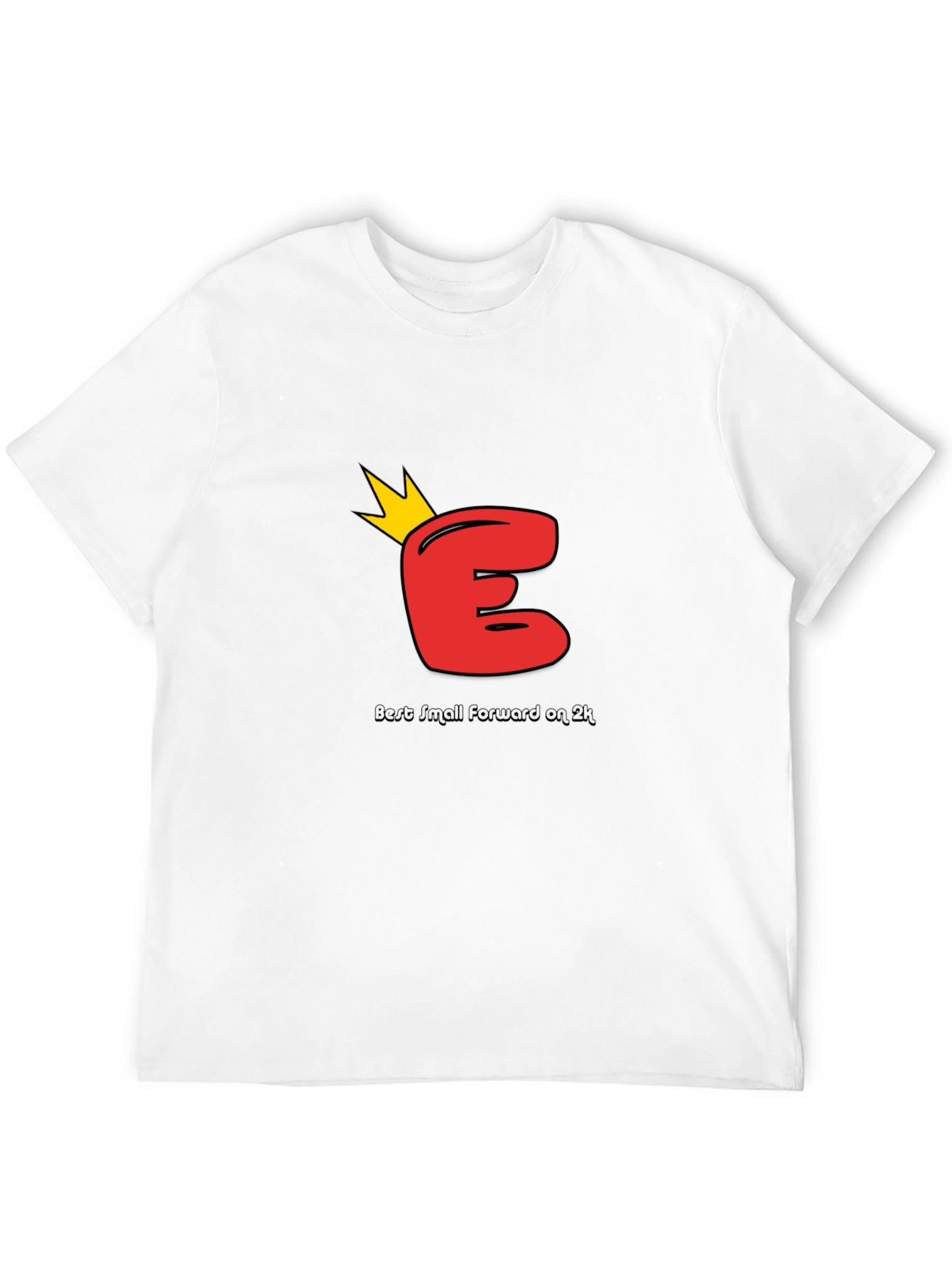 Kingly E T-Shirt - Bold Red Graphic Tee