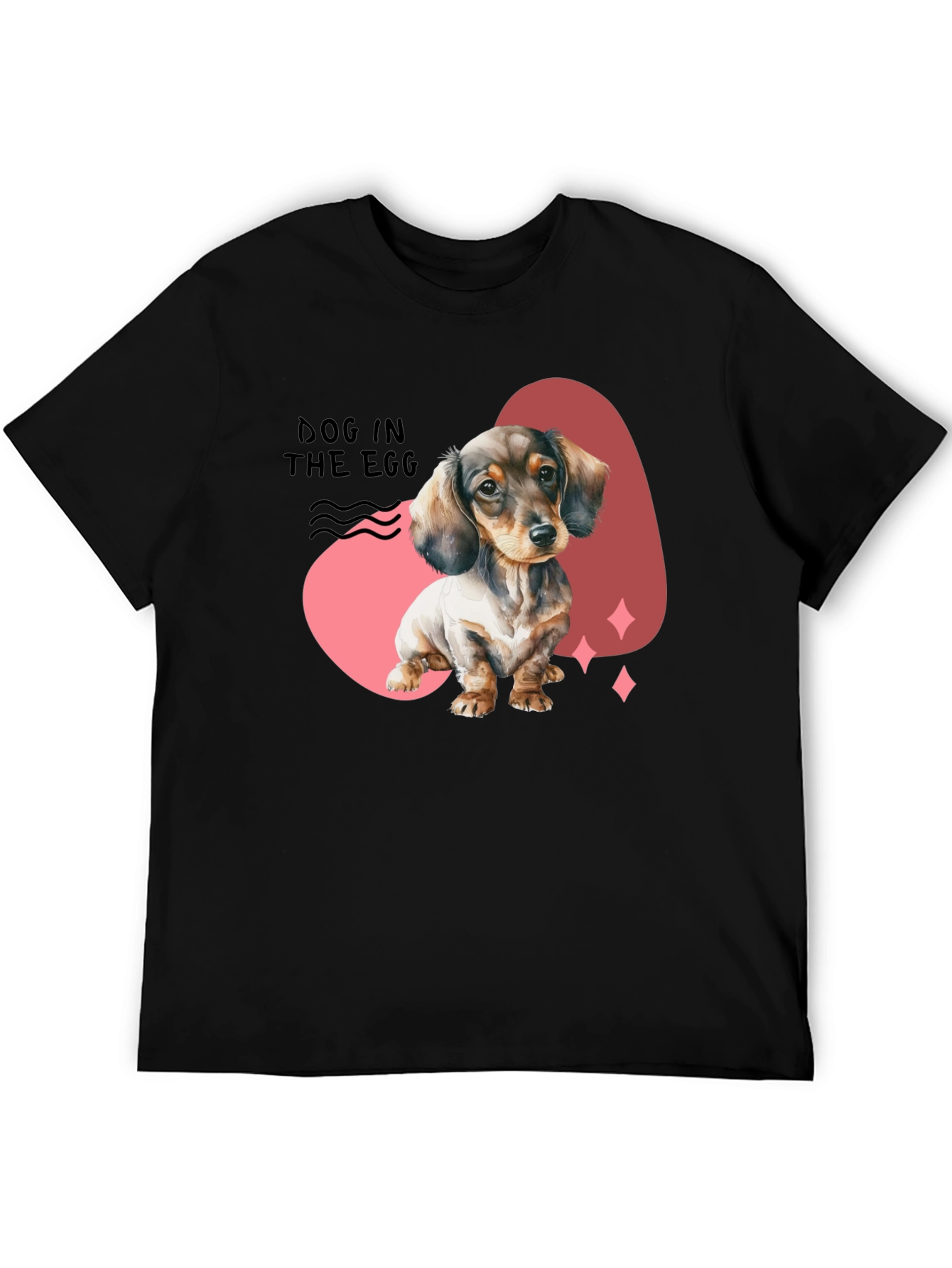 Dog In The Egg T-Shirt - Dachshund Puppy Tee