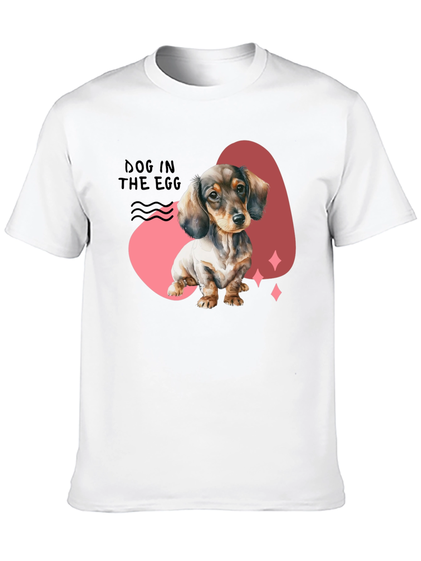Dog In The Egg T-Shirt - Dachshund Puppy Tee