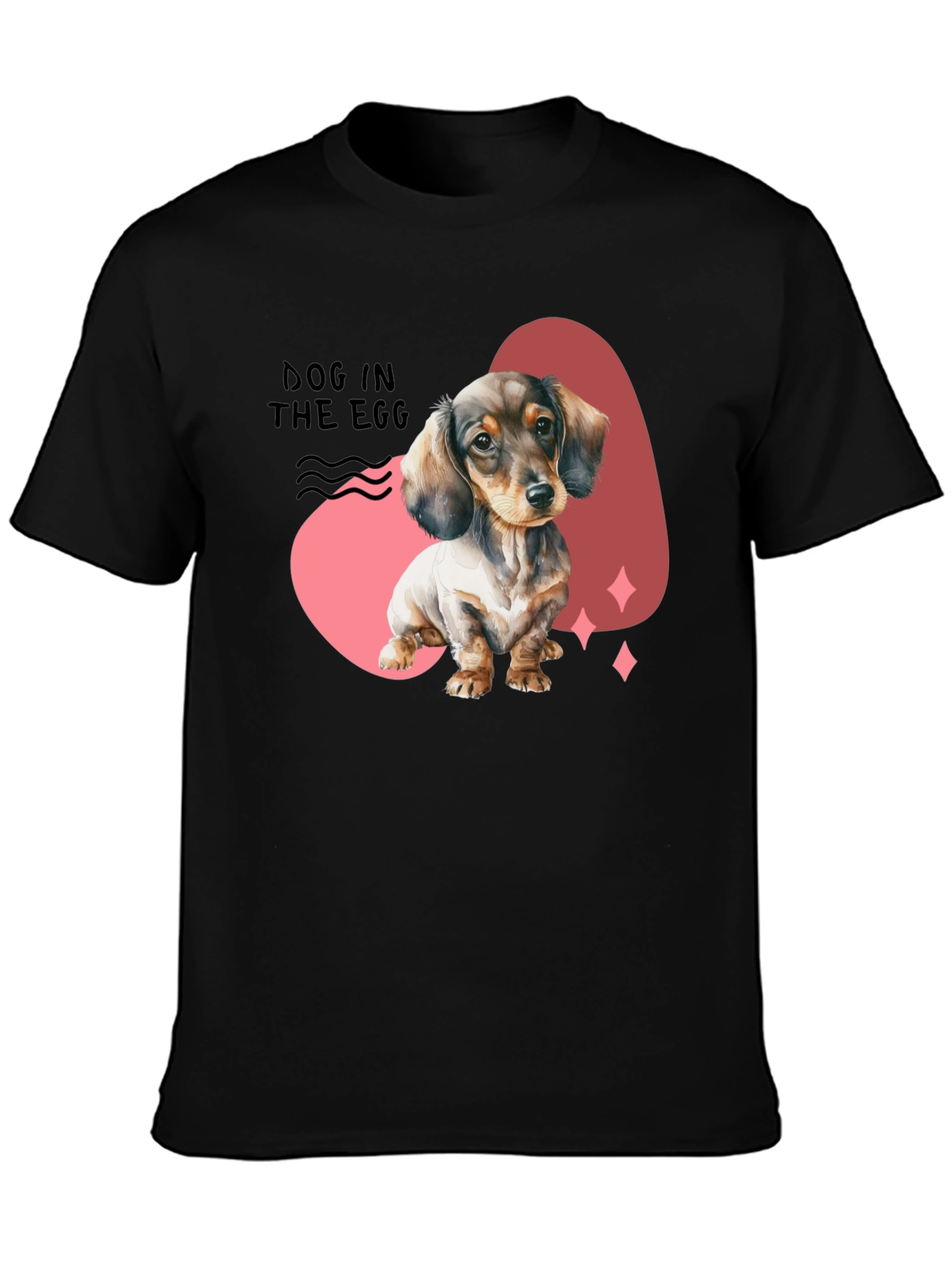 Dog In The Egg T-Shirt - Dachshund Puppy Tee