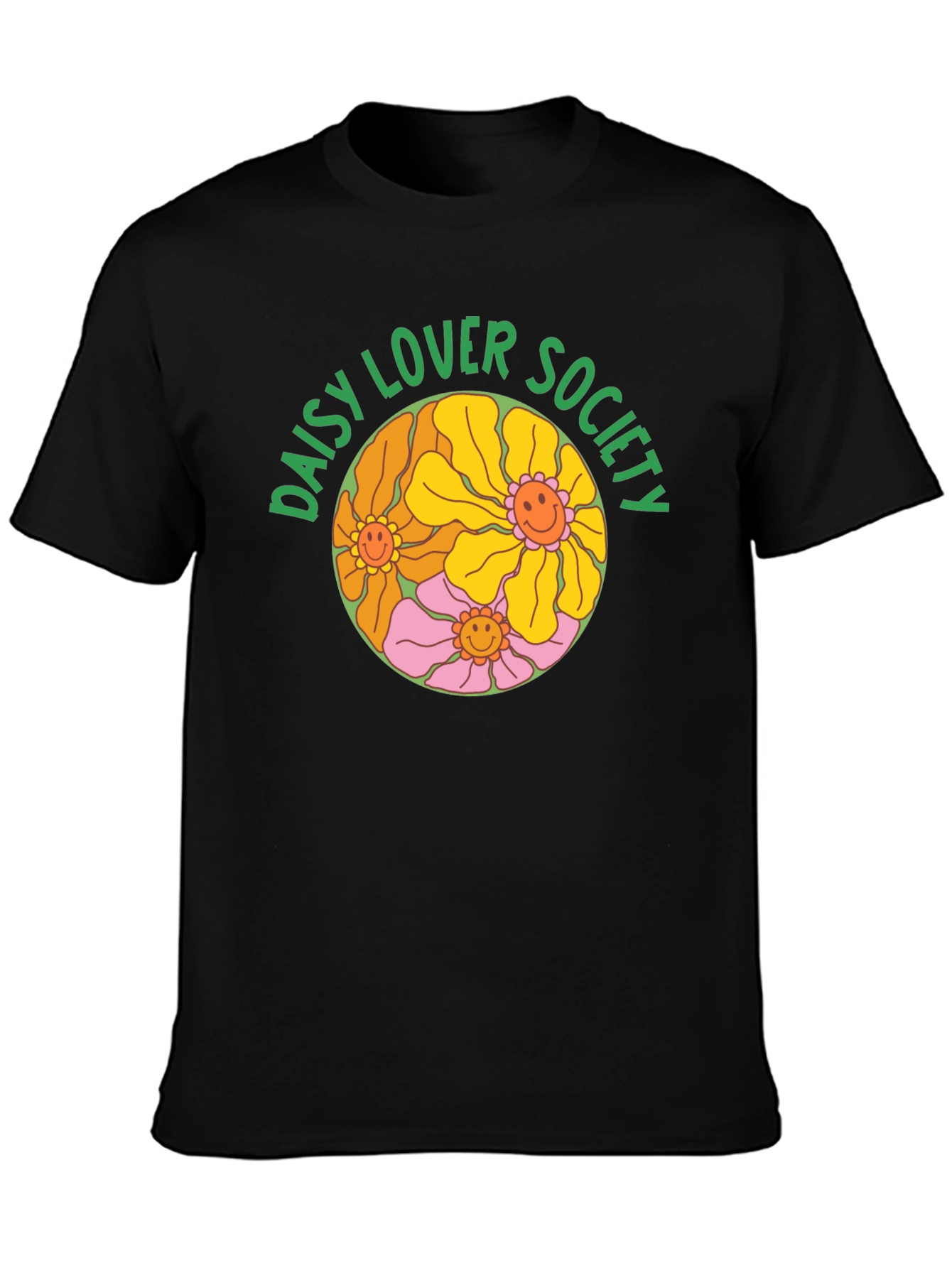 Daisy Lover Society Black T-Shirt