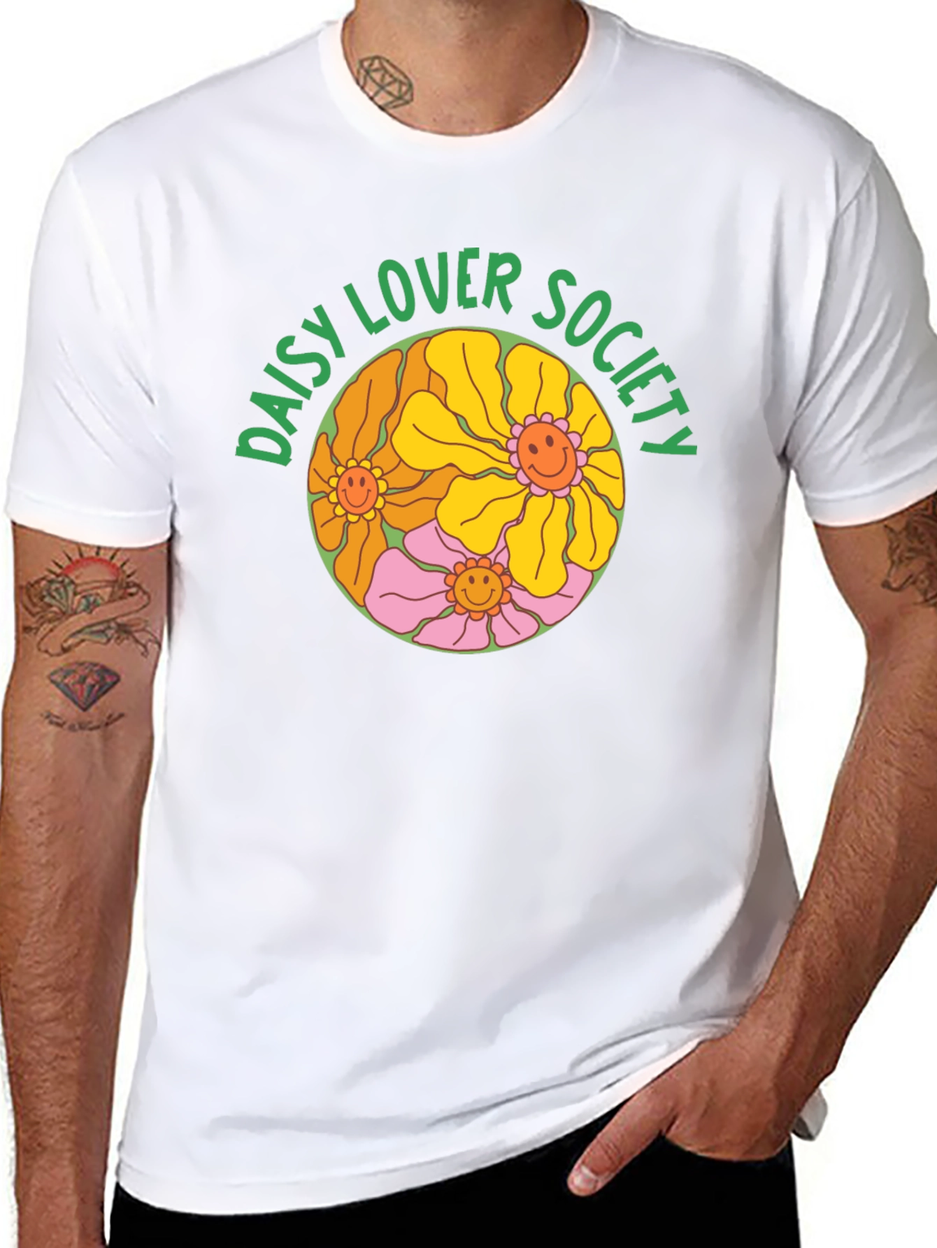 Daisy Lover Society Black T-Shirt