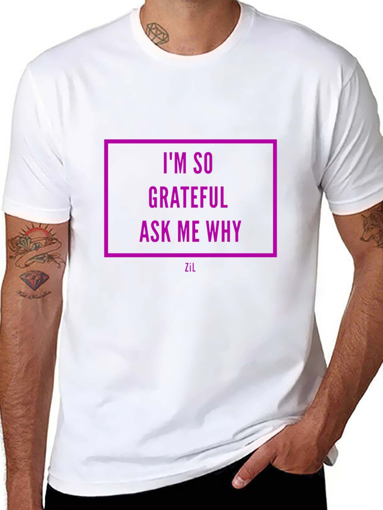Grateful Black Tee - Ask Me Why
