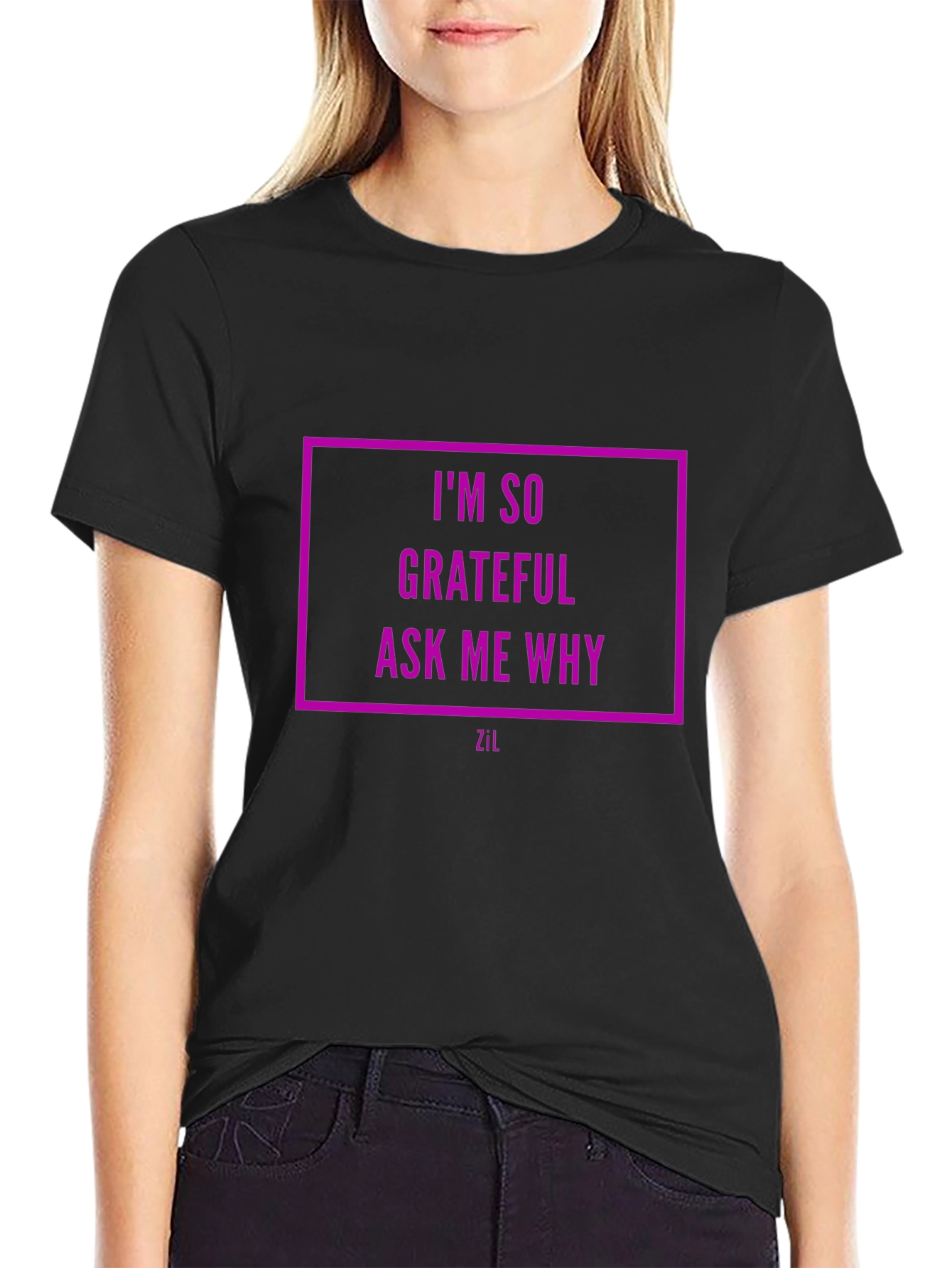 Grateful Black Tee - Ask Me Why