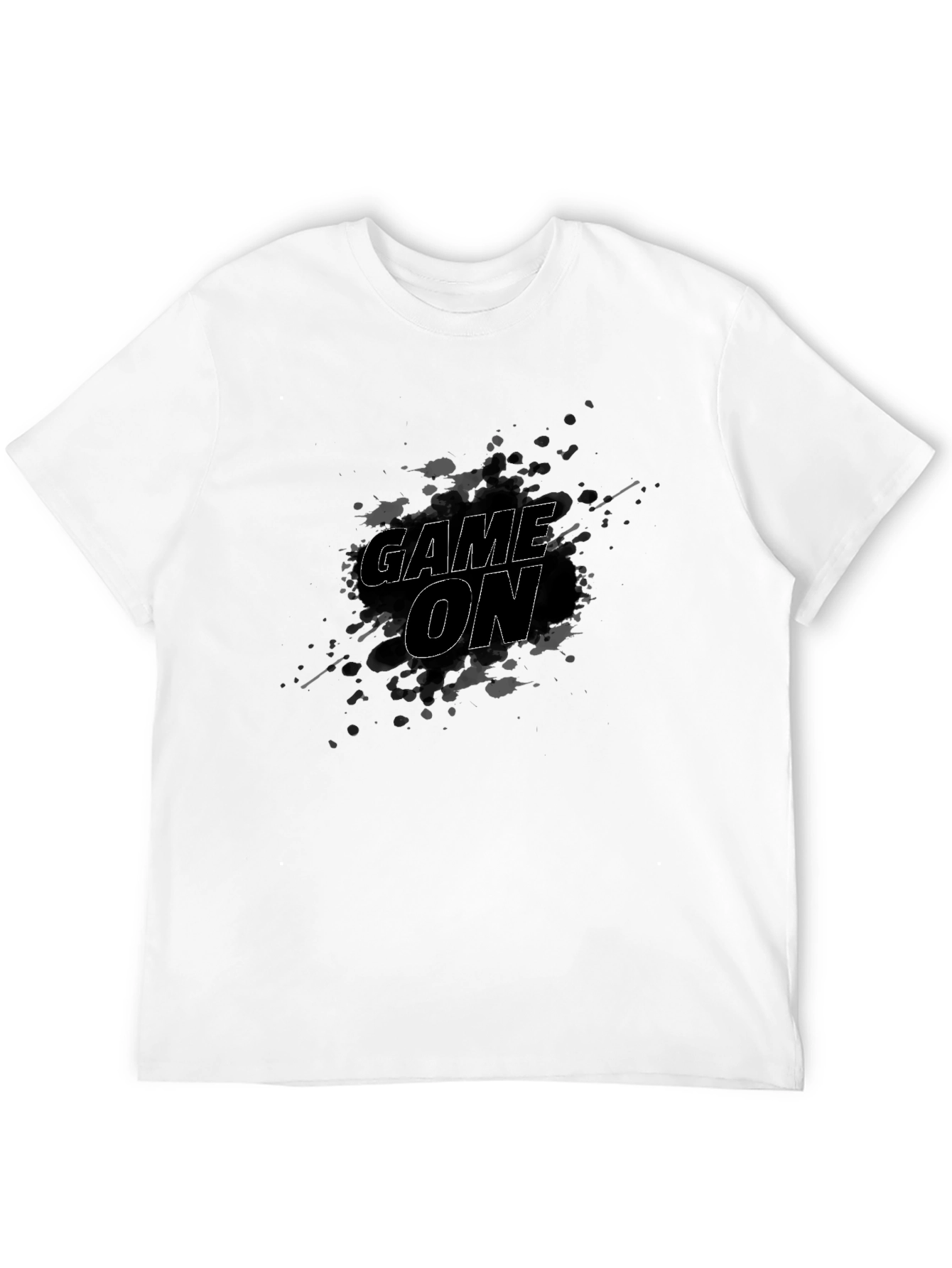 Game On Black Graphic Tee - Gamer Style