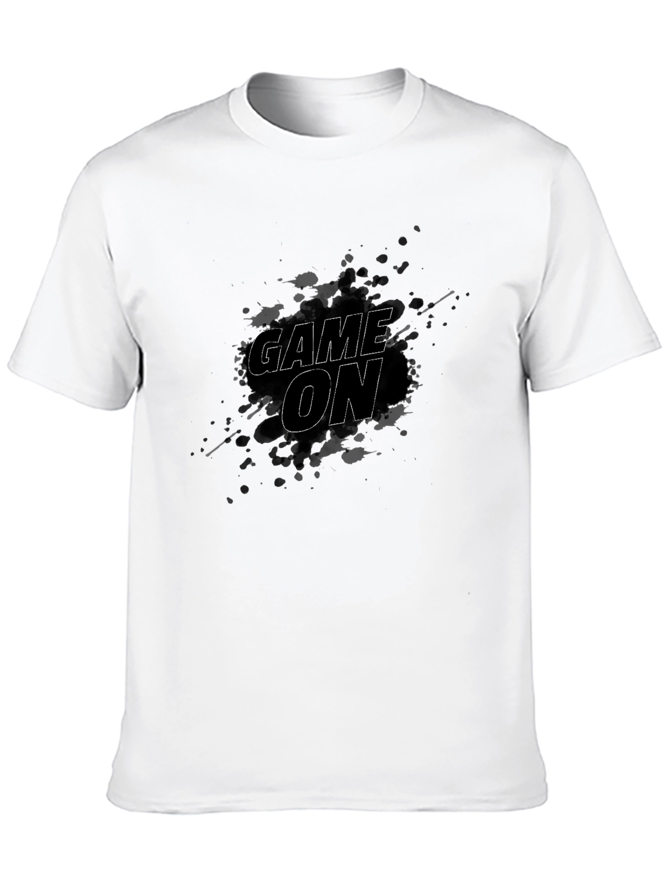 Game On Black Graphic Tee - Gamer Style