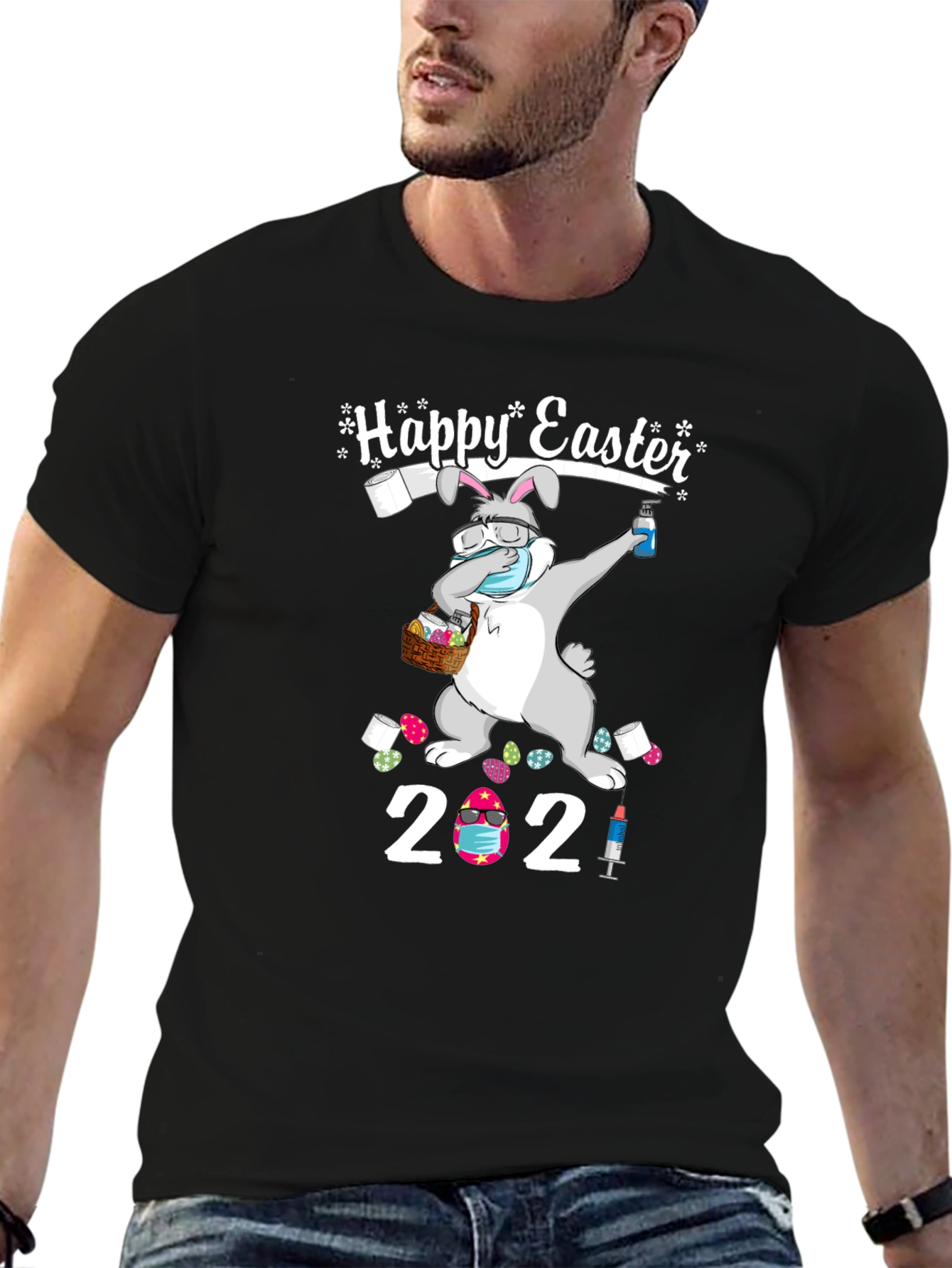 Happy Easter 2021 Bunny T-Shirt