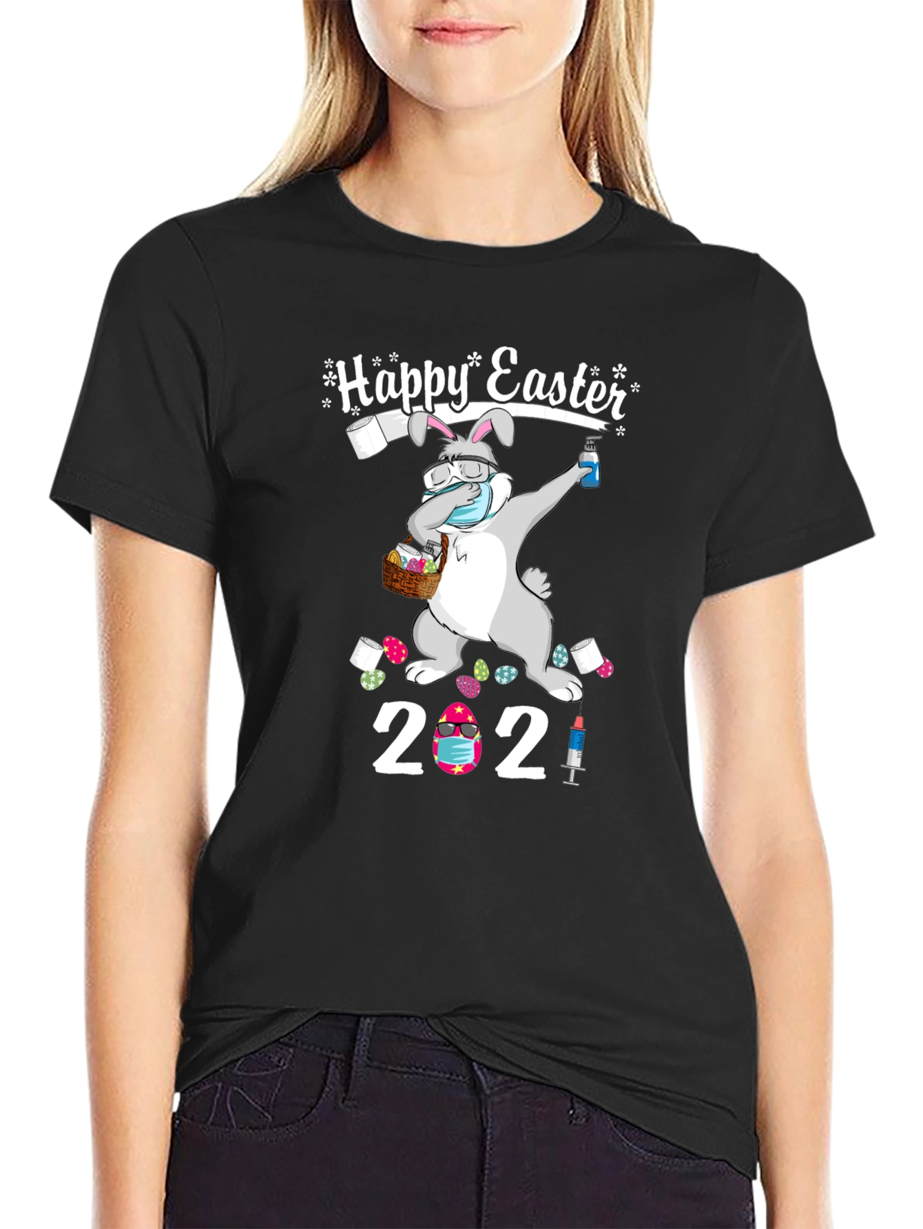Happy Easter 2021 Bunny T-Shirt