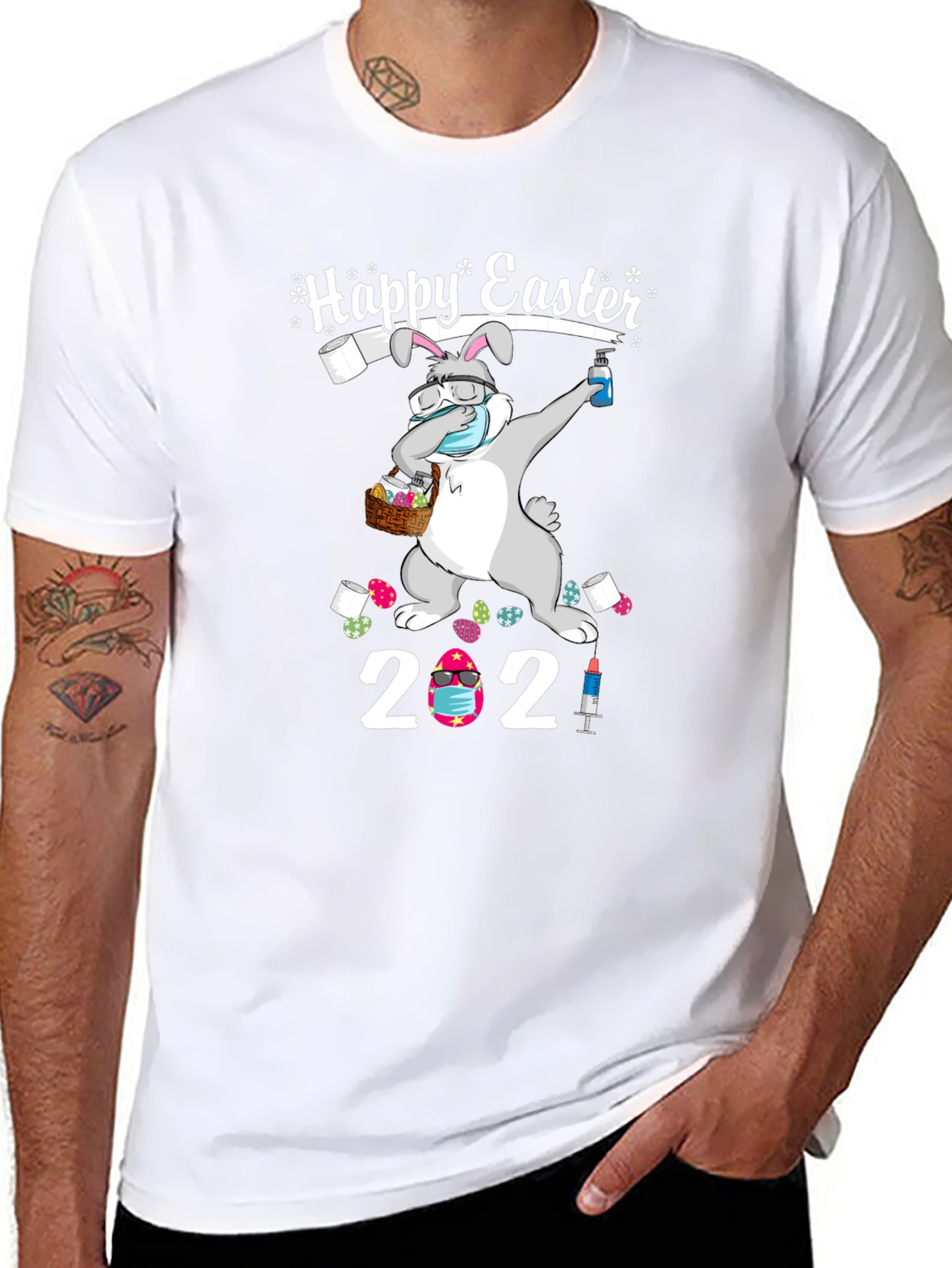Happy Easter 2021 Bunny T-Shirt