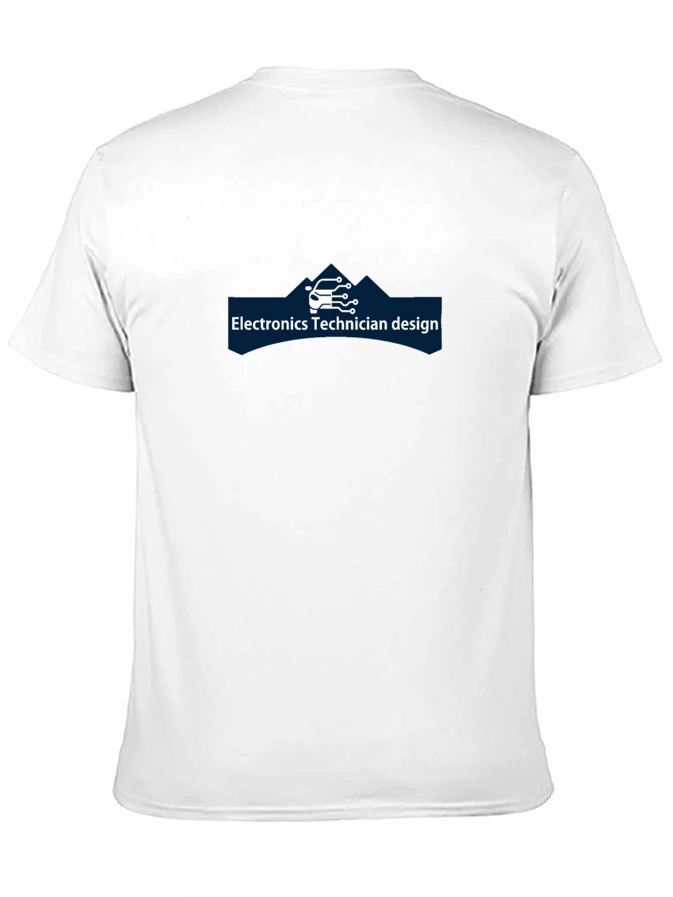 Electronics Technician Design Black T-Shirt