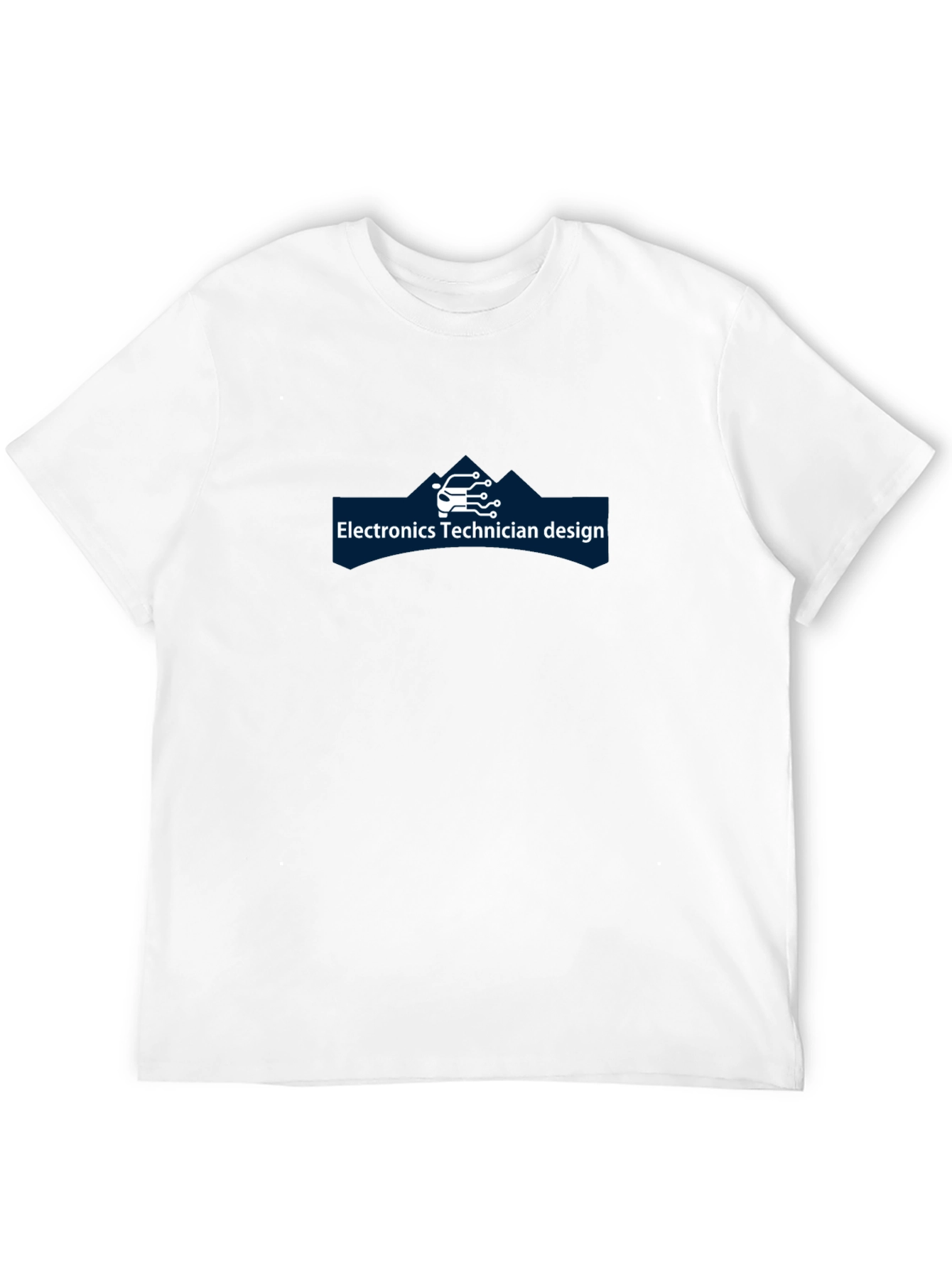 Electronics Technician Design Black T-Shirt