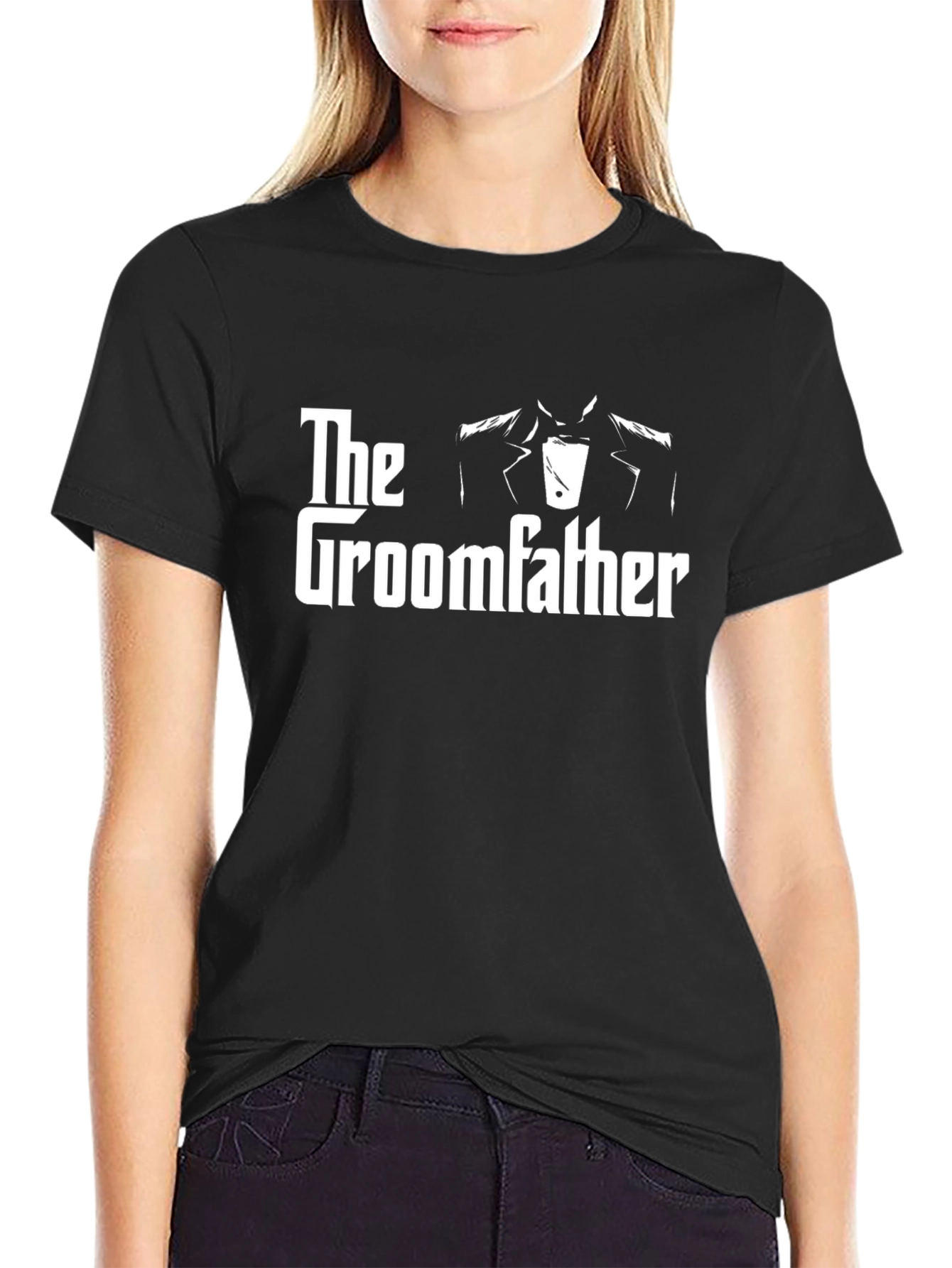 The Groomfather Black Graphic Tee