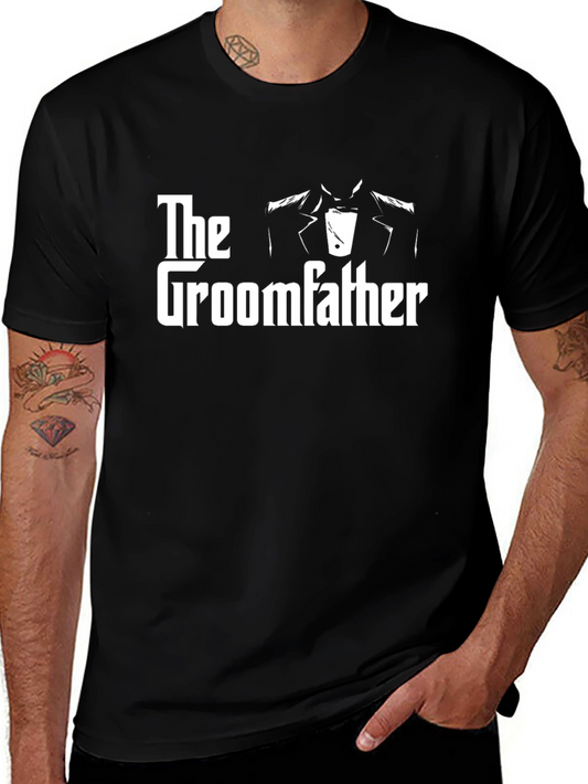 The Groomfather Black Graphic Tee