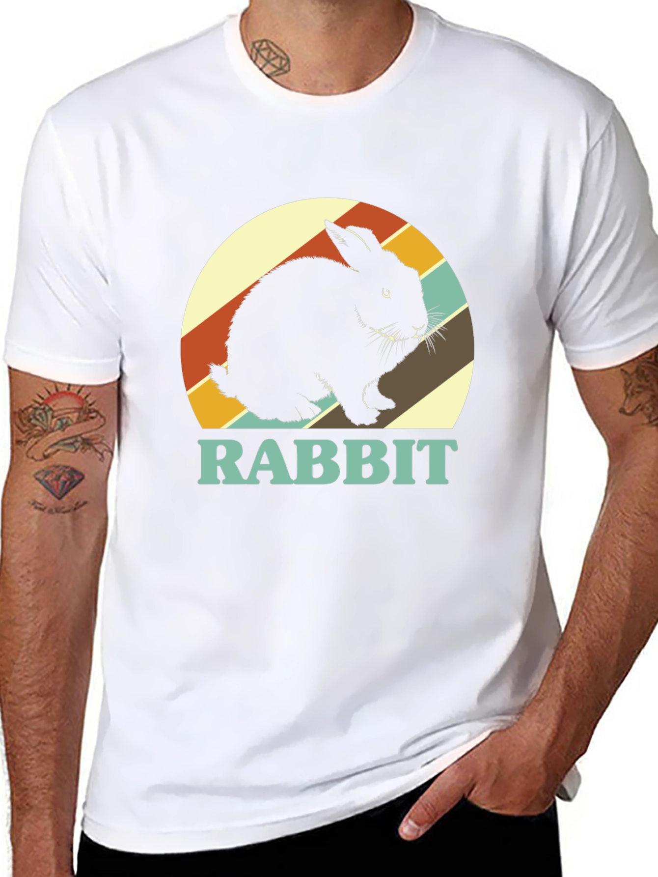 Retro Rabbit Graphic Tee