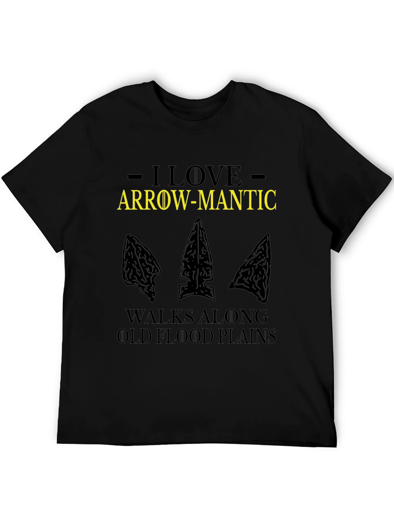 Arrow-Mantic T-Shirt: Walks Along Old Flood Plains