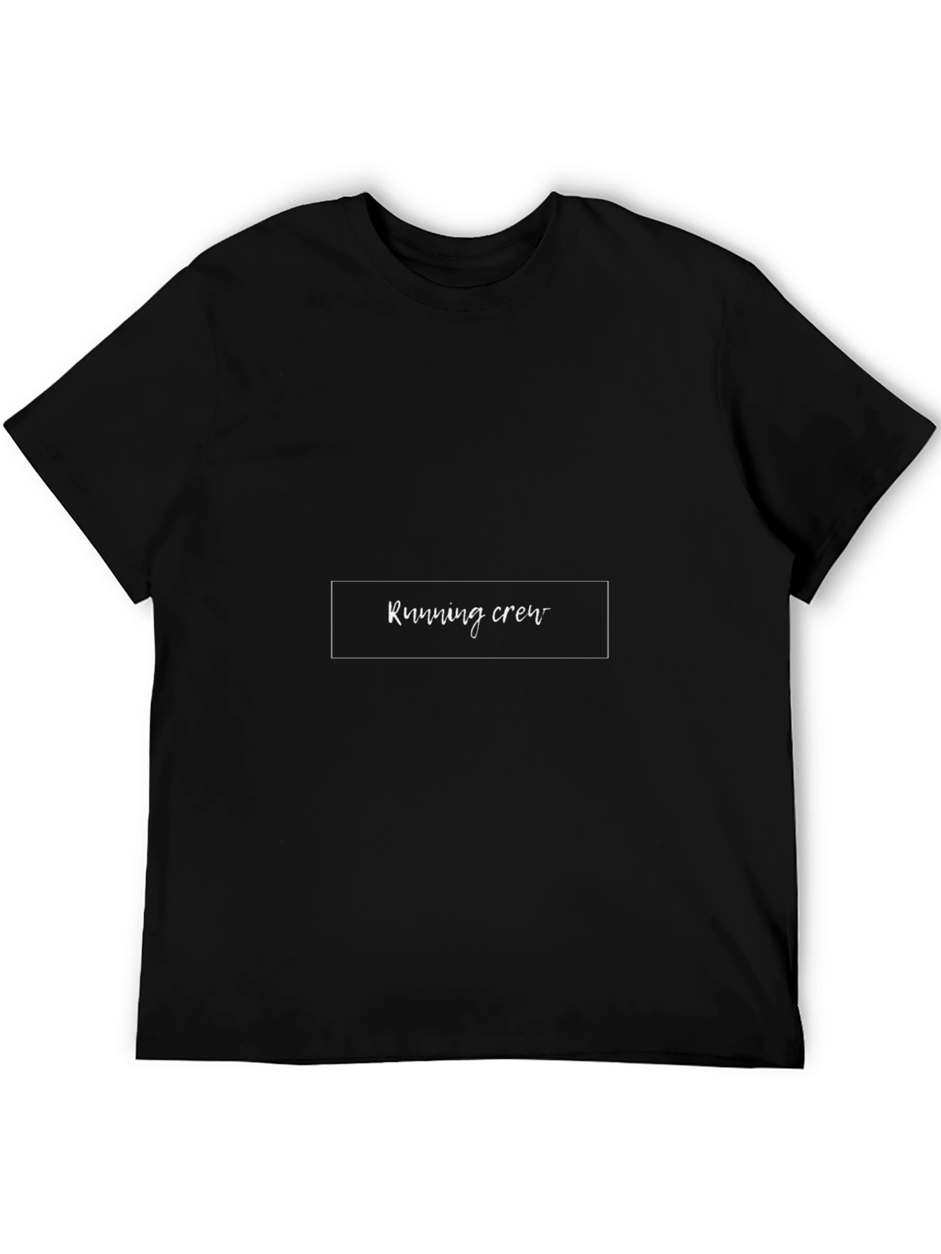Running Crew Black T-Shirt