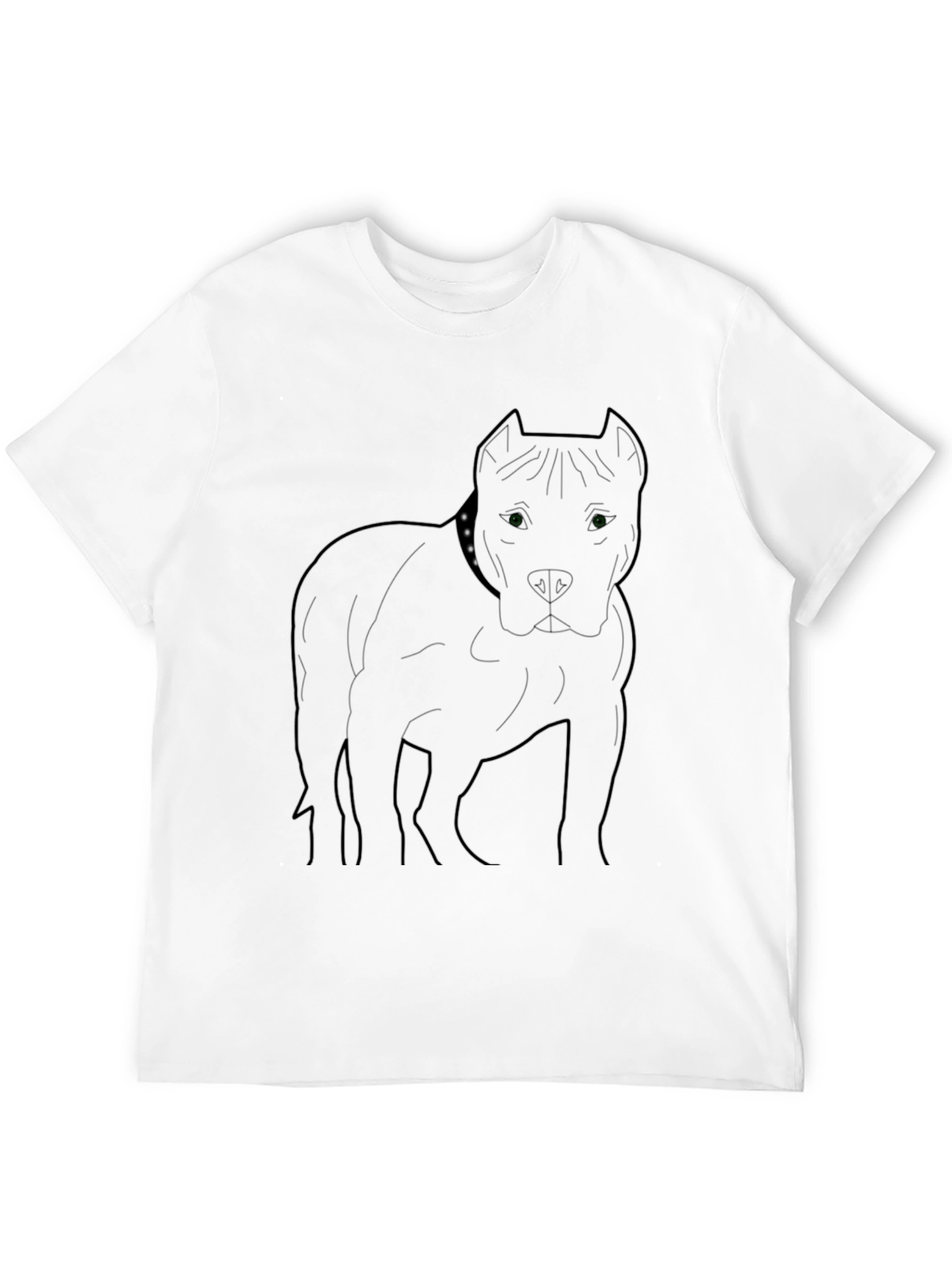 Pitbull Graphic Tee - Black Cotton T-Shirt