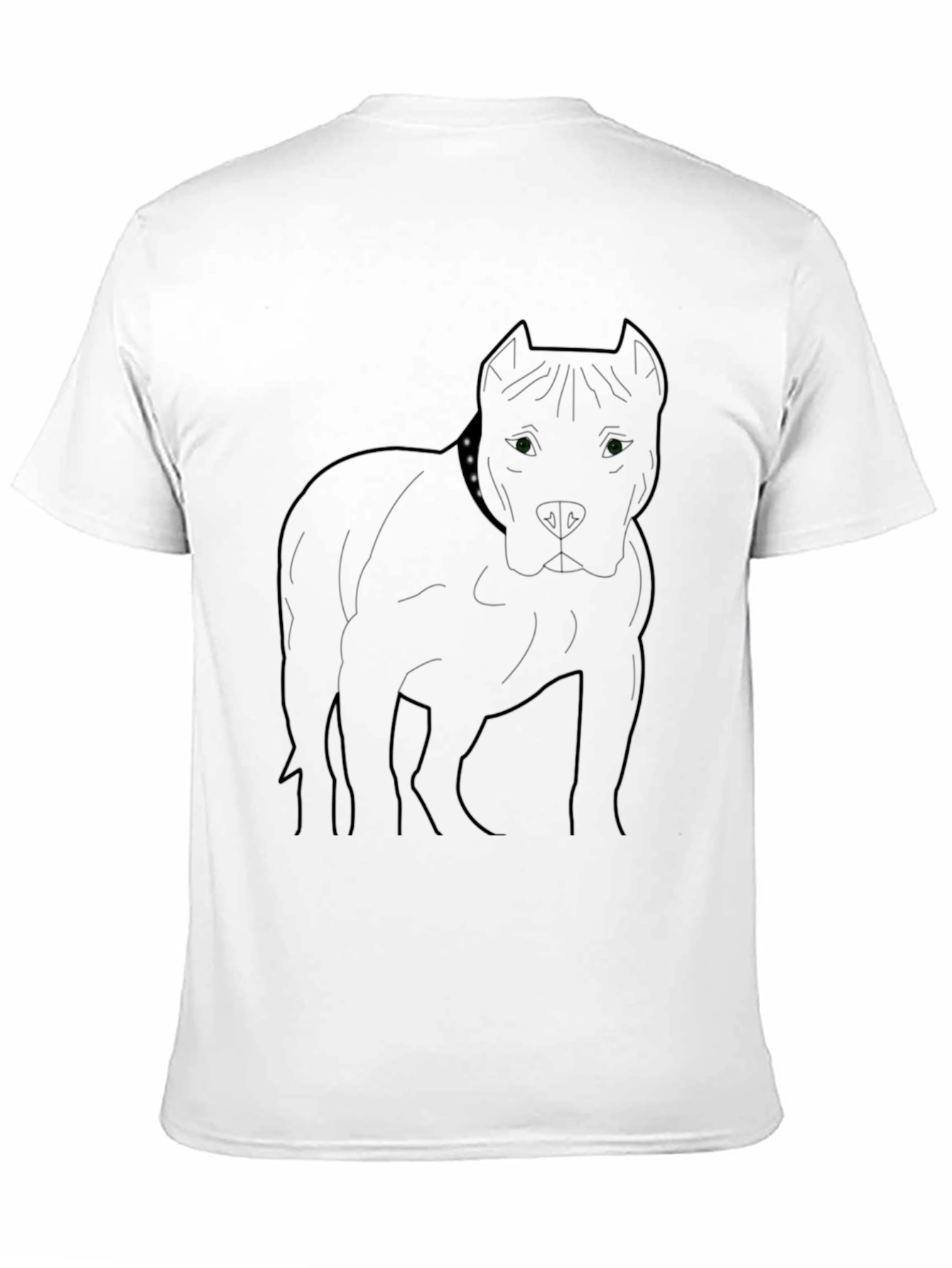 Pitbull Graphic Tee - Black Cotton T-Shirt