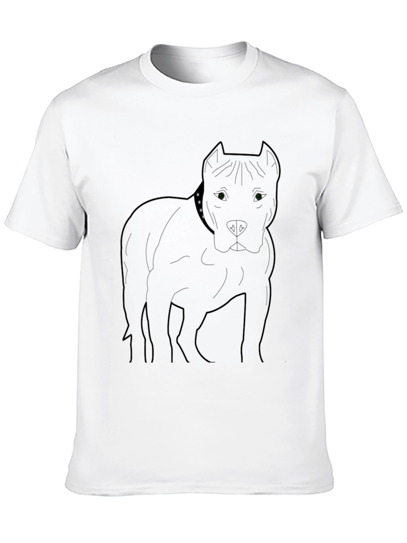 Pitbull Graphic Tee - Black Cotton T-Shirt