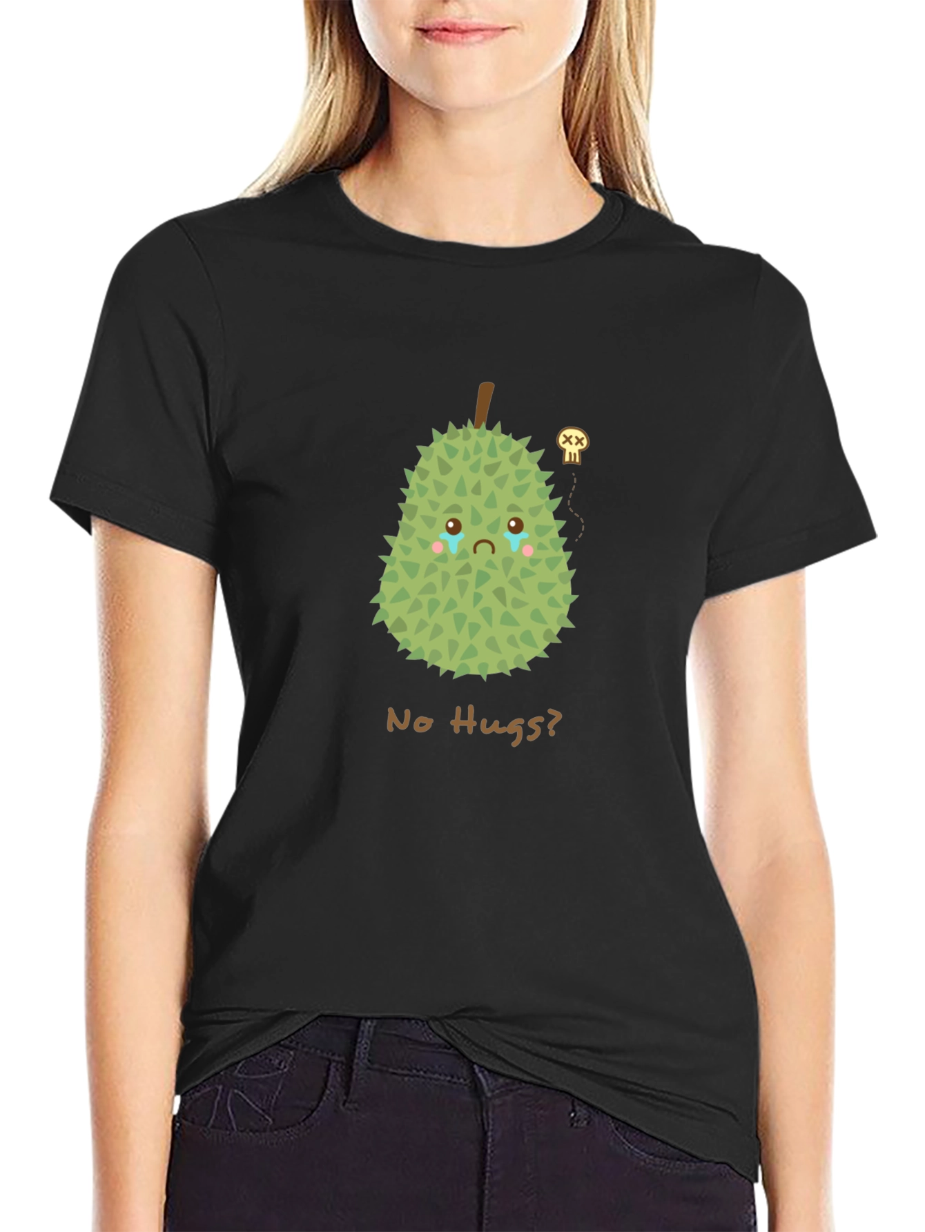 Sad Durian T-Shirt - No Hugs Allowed!