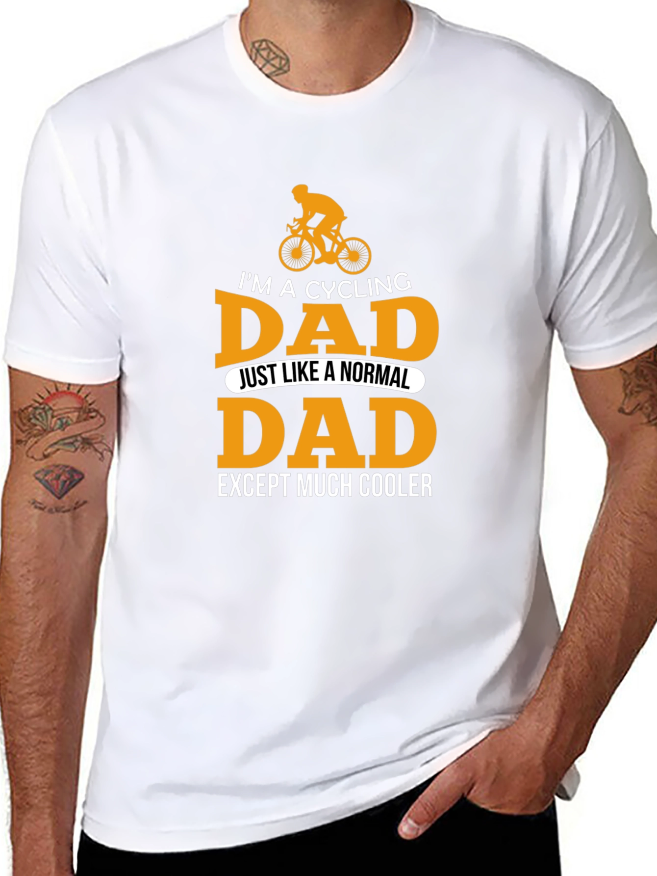 Cycling Dad T-Shirt - Cool Fathers Day Gift