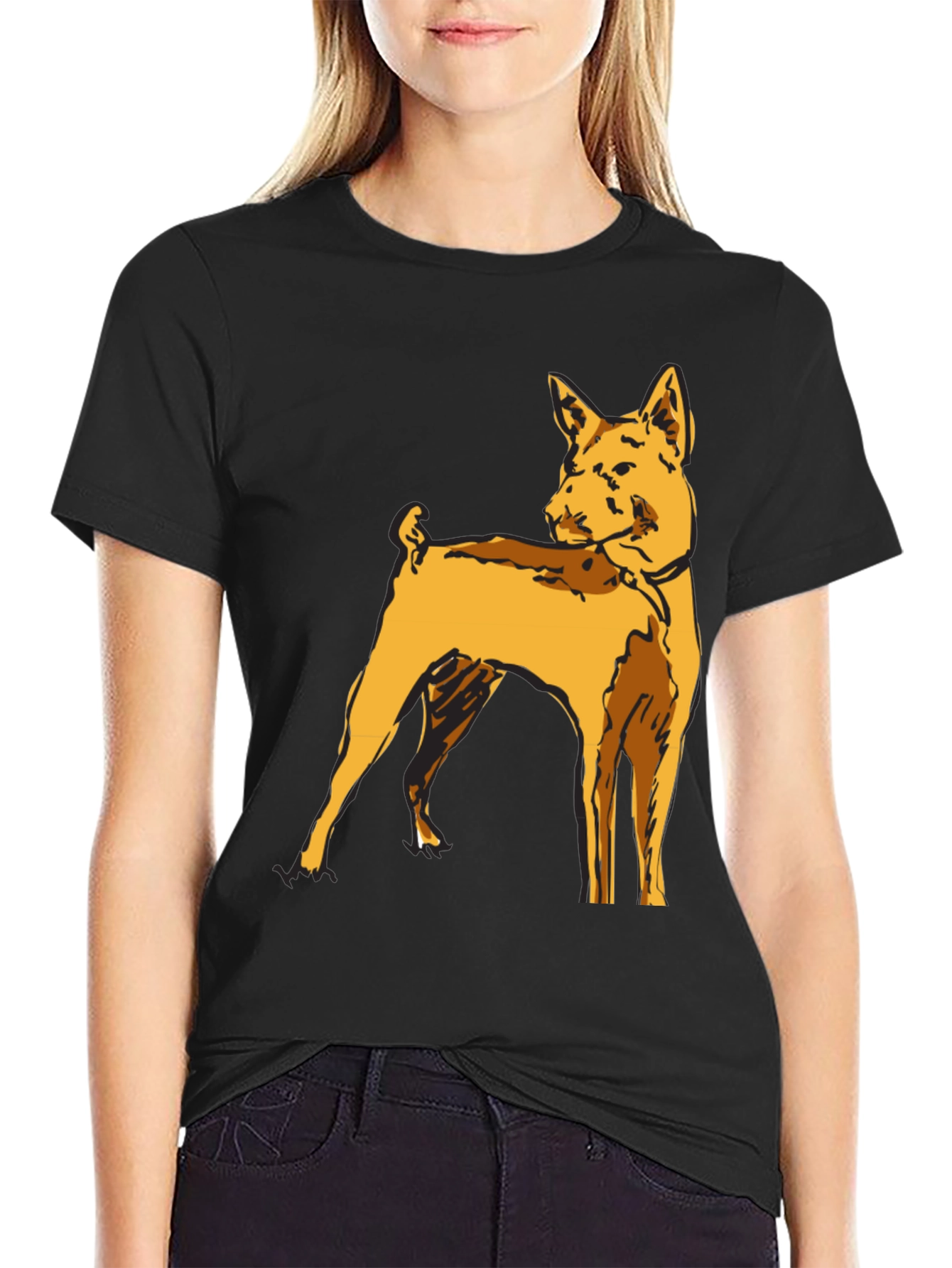 Dog Graphic T-Shirt - Stylish Canine Tee