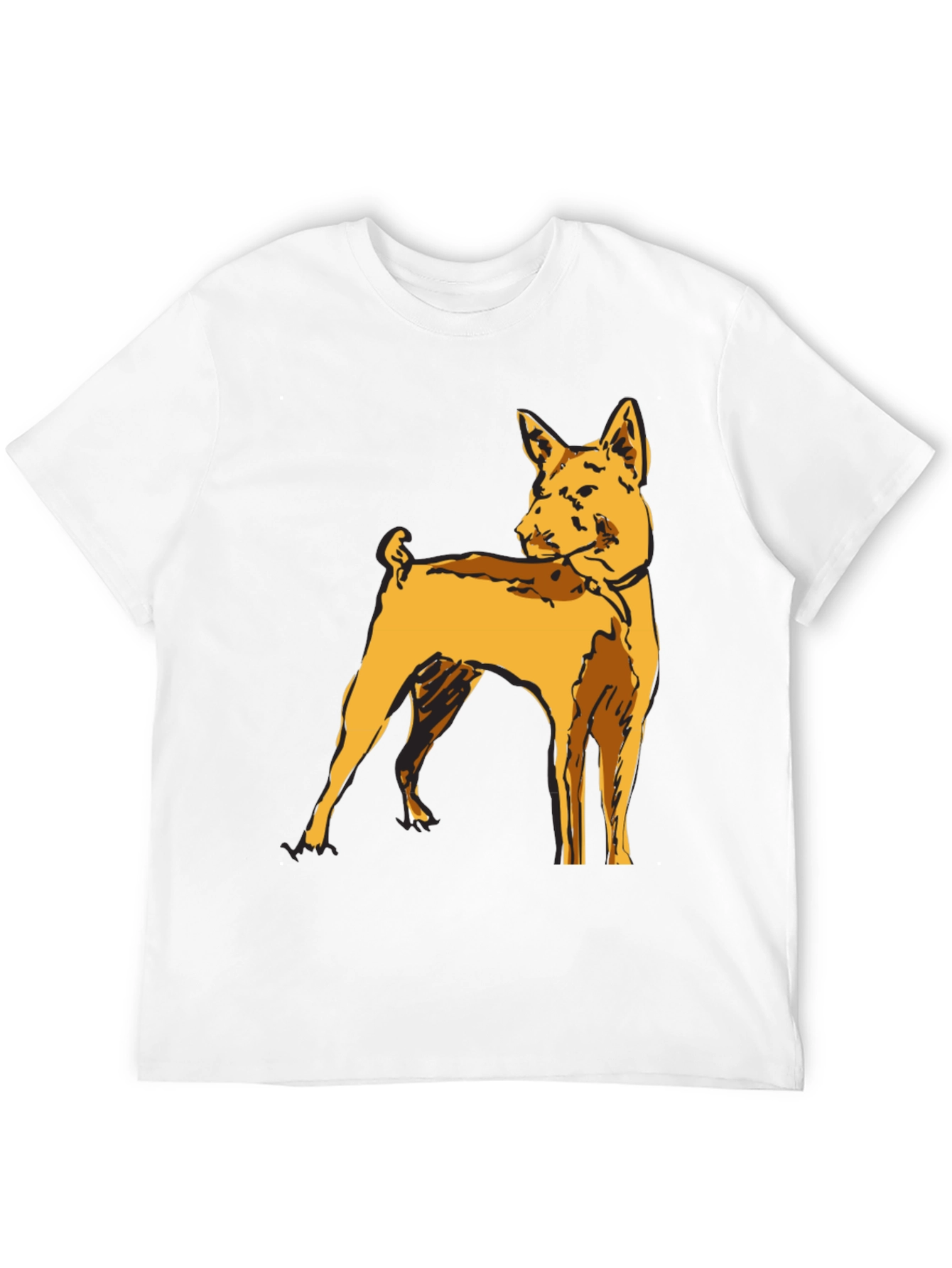 Dog Graphic T-Shirt - Stylish Canine Tee