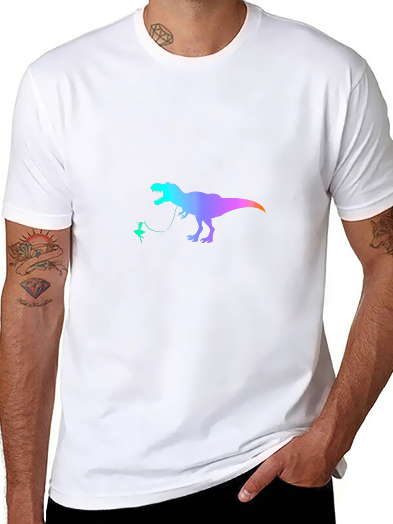 Dino Dancer Tee - Fun & Quirky T-Shirt