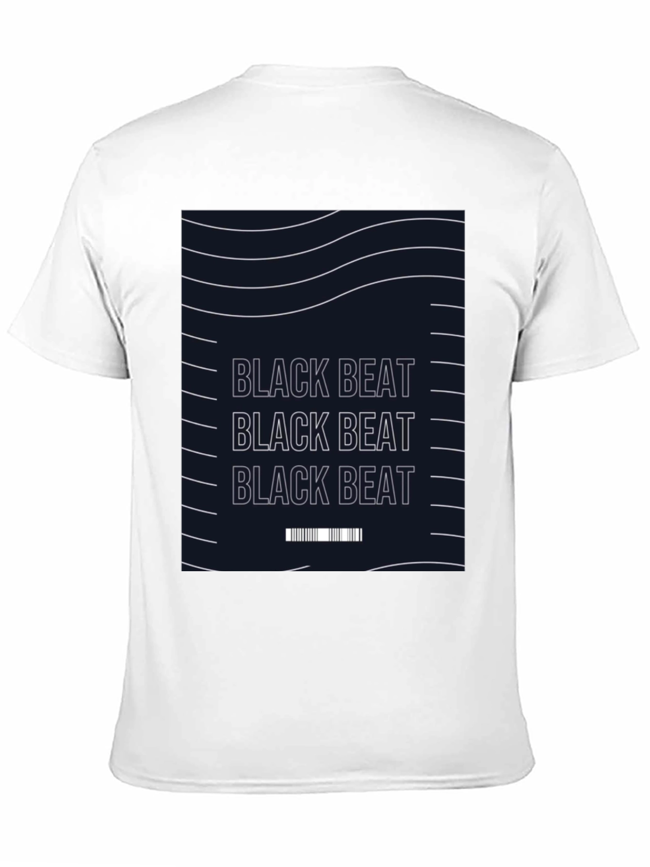 Black Beat Graphic Tee - Modern Style