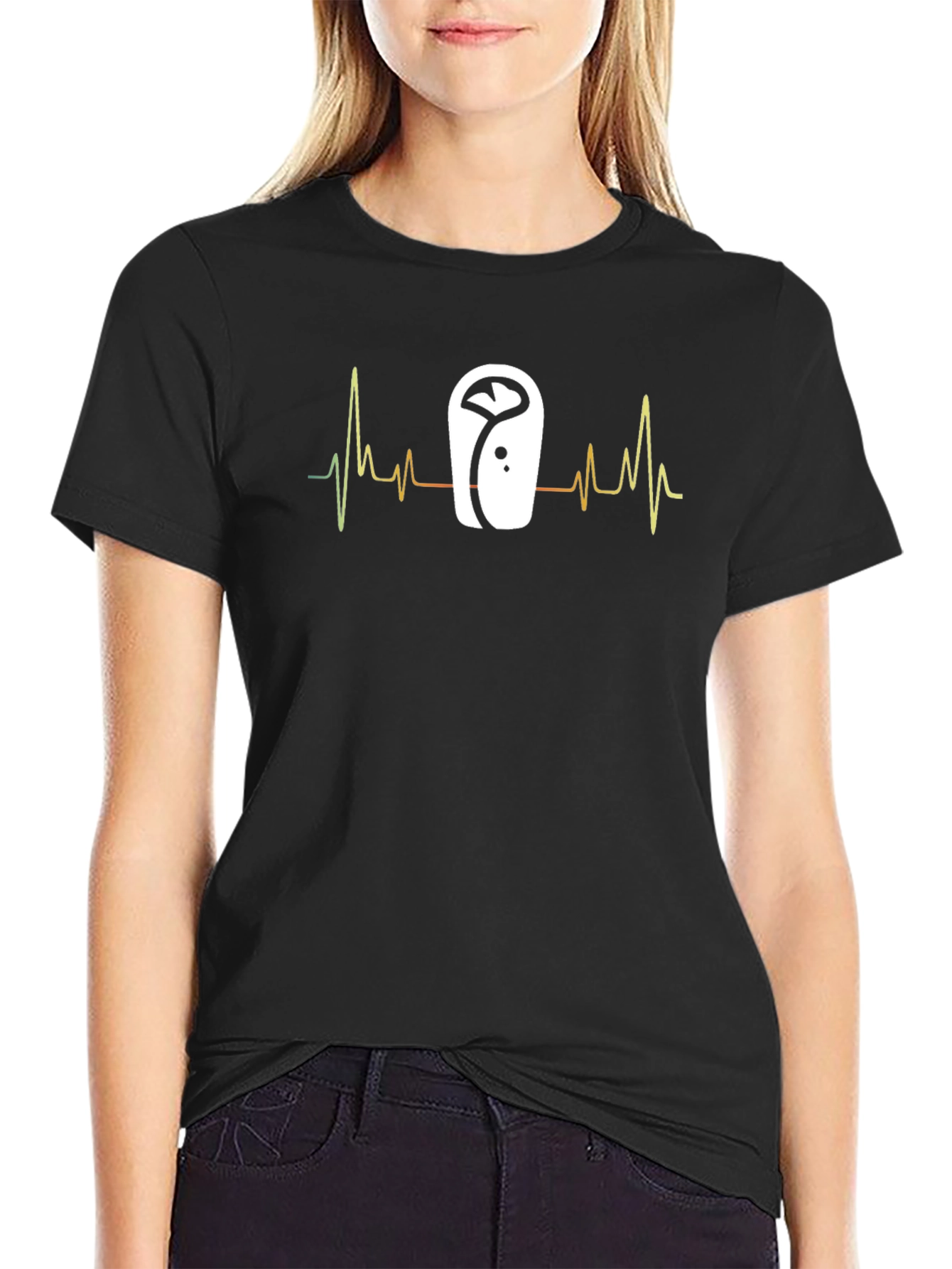 Echocardiogram T-Shirt - Heartbeat Design