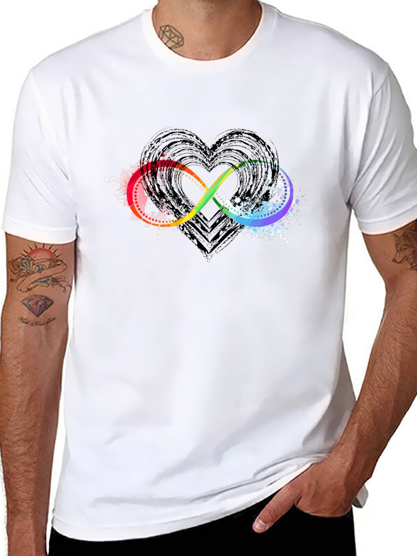 Infinity Heart Pride T-Shirt