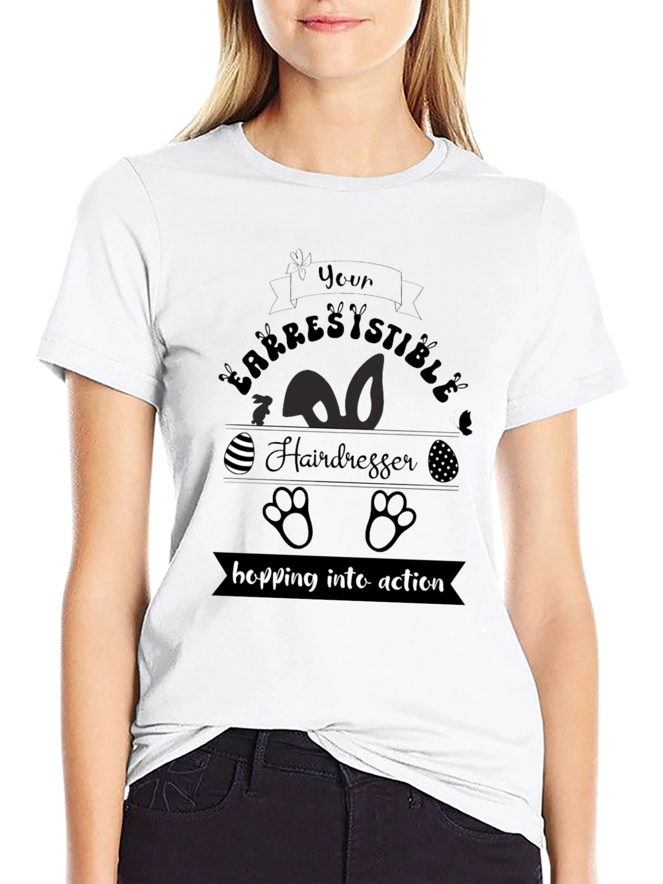 Irresistible Hairdresser Easter T-Shirt