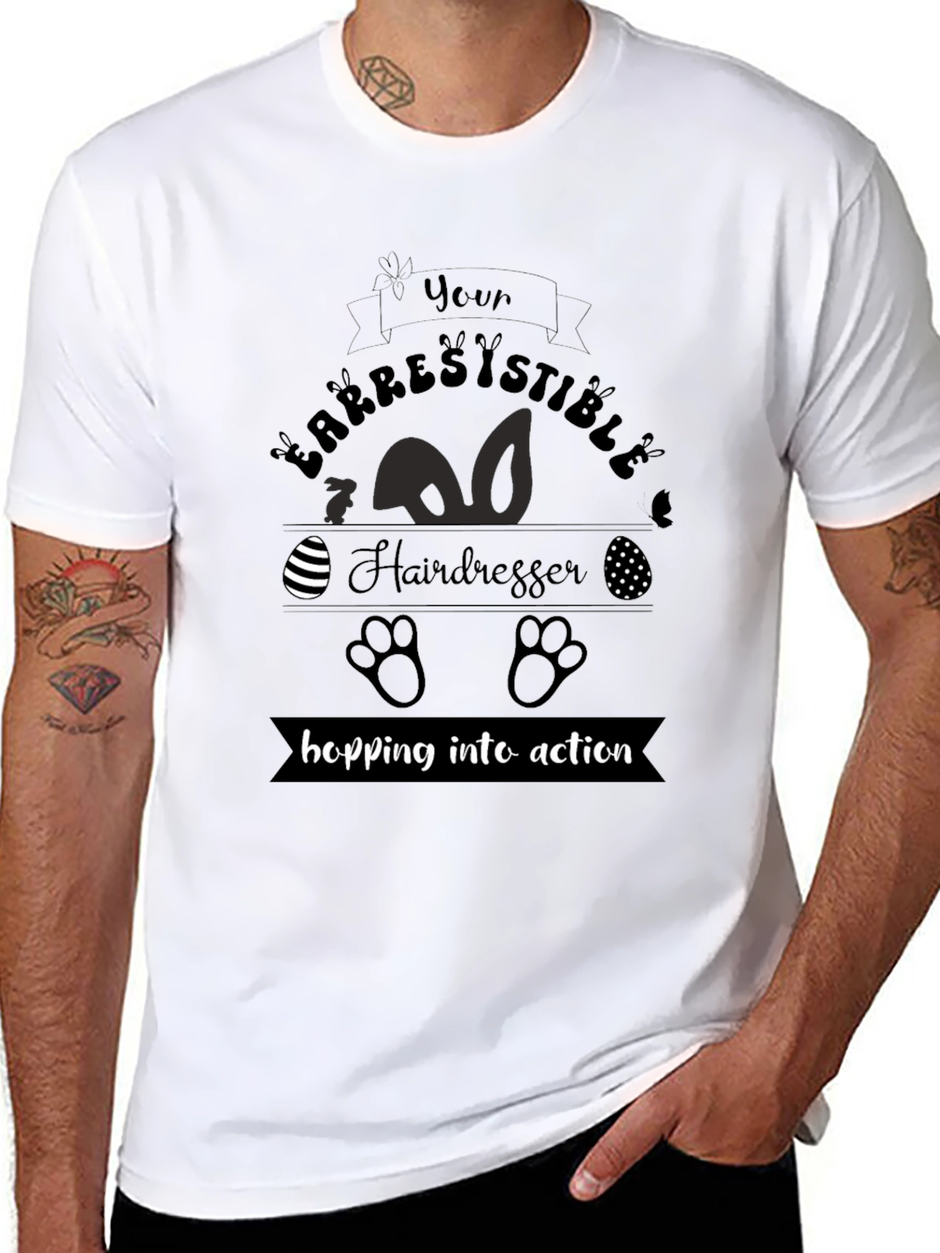 Irresistible Hairdresser Easter T-Shirt