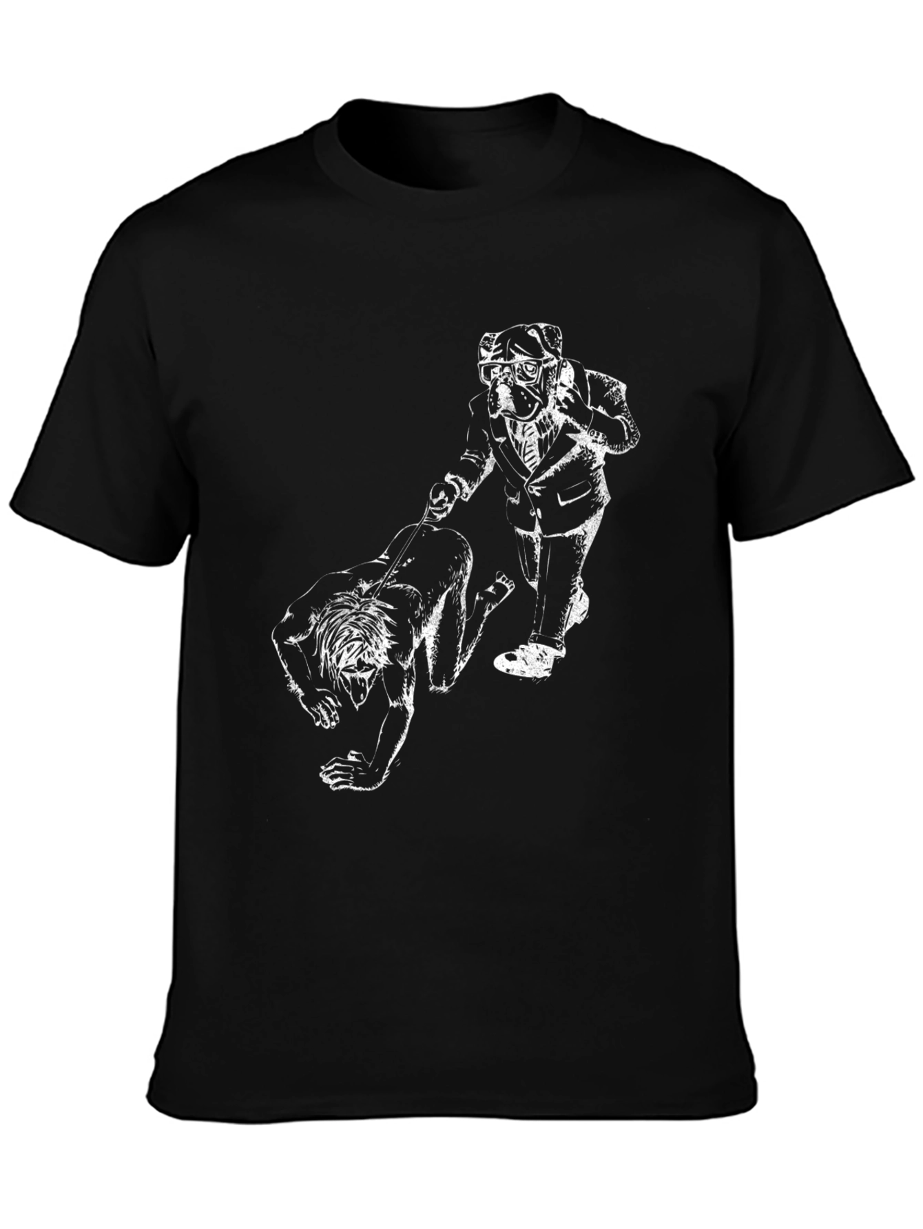Dogfather T-Shirt - Black Crew Neck