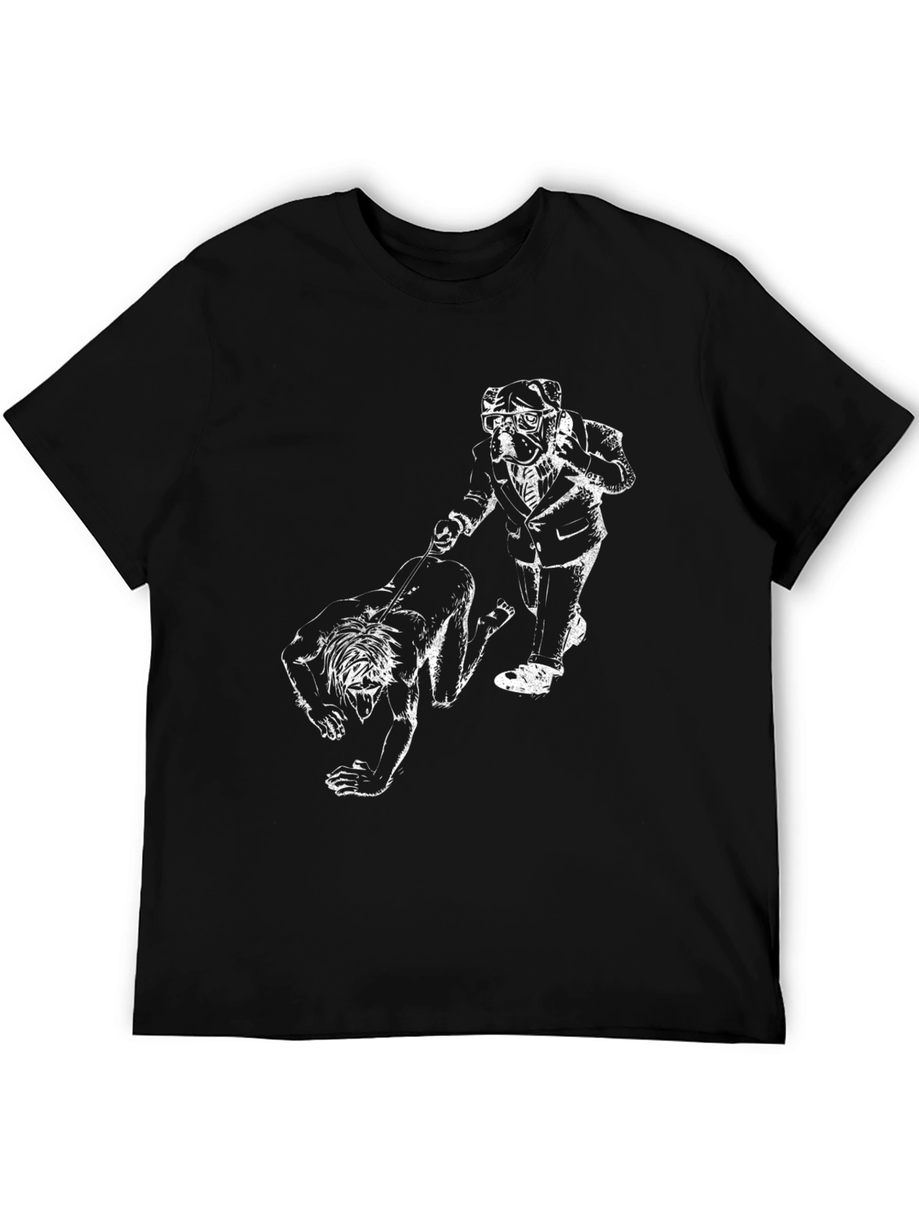 Dogfather T-Shirt - Black Crew Neck