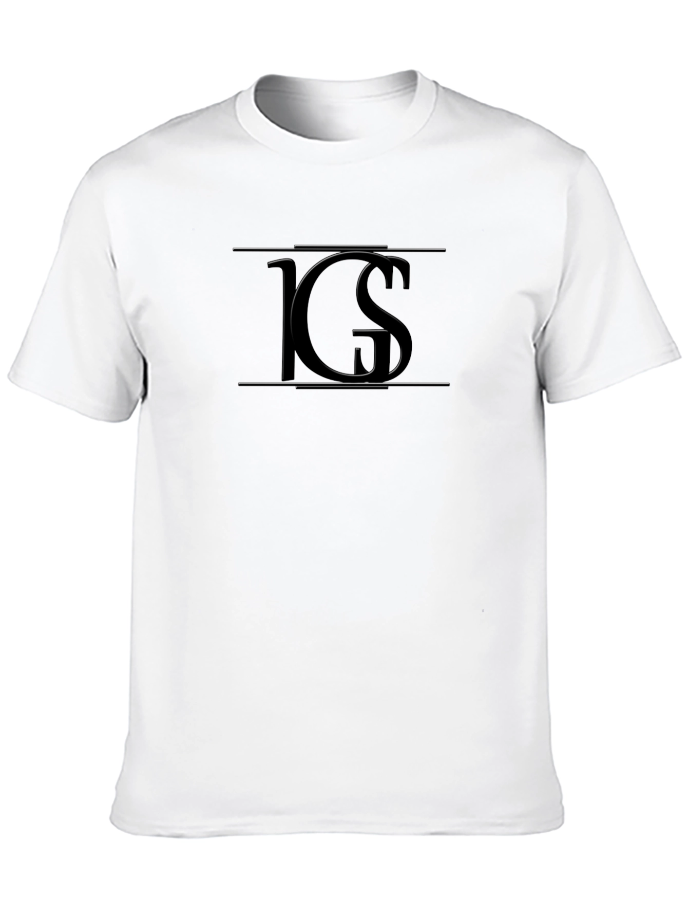Sleek Black Graphic Tee