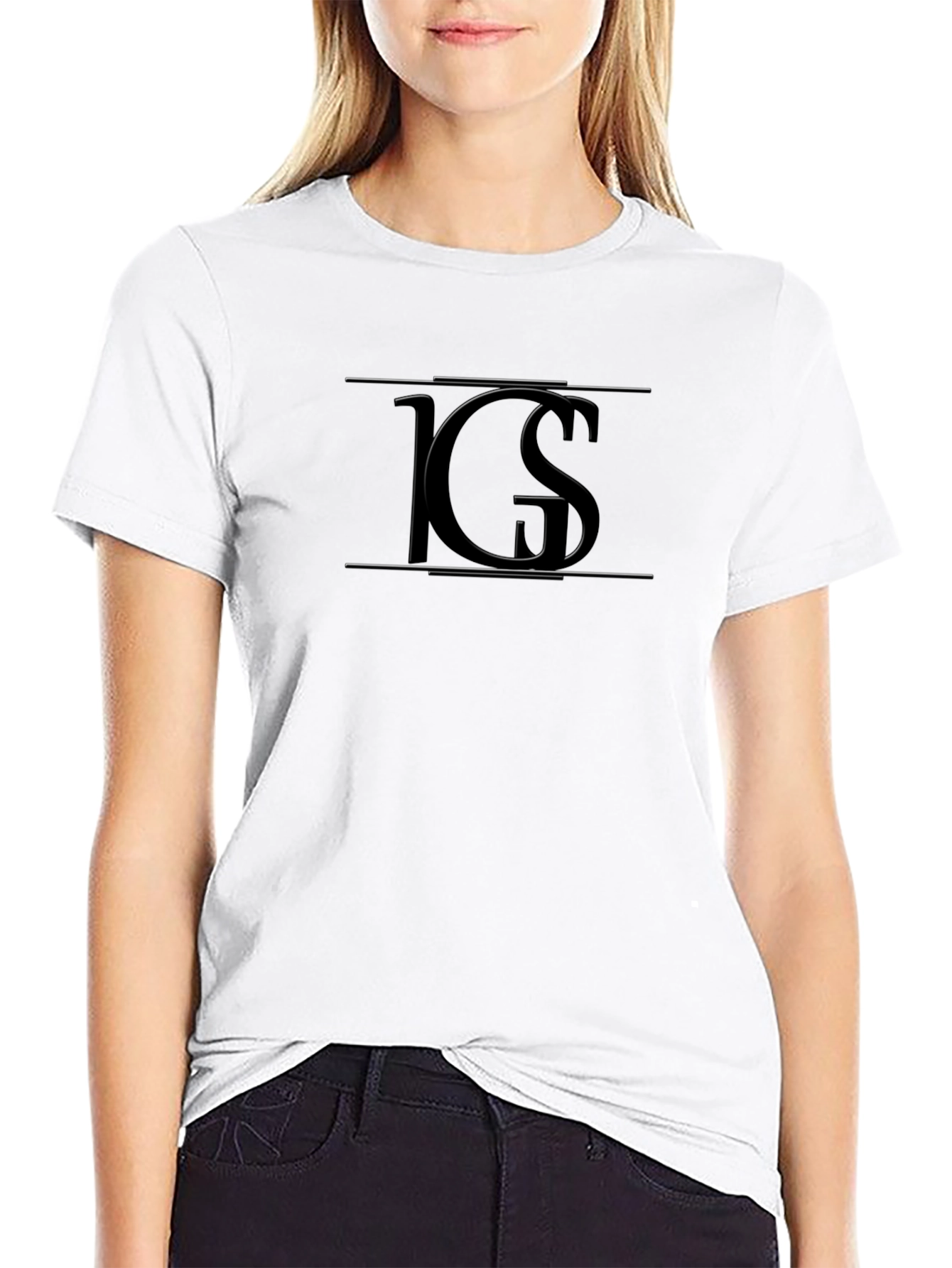 Sleek Black Graphic Tee