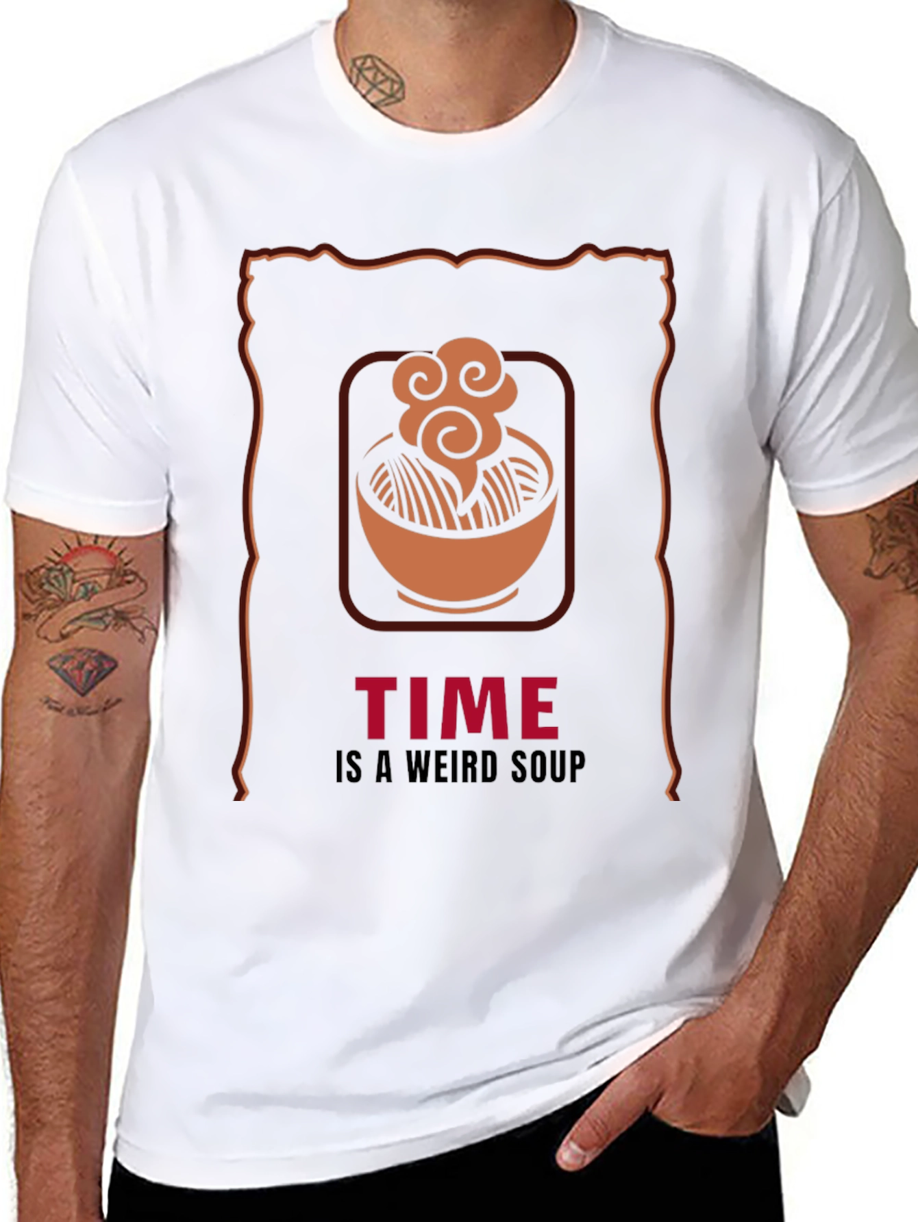 Time is a Weird Soup Graphic T-Shirt