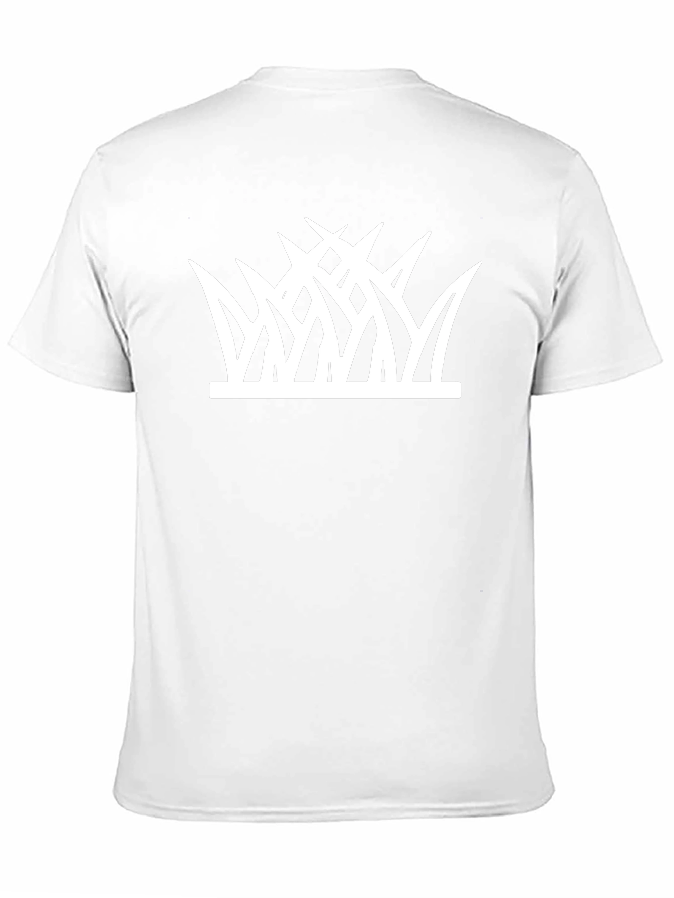 Grass Graphic Tee - Black Cotton Casual