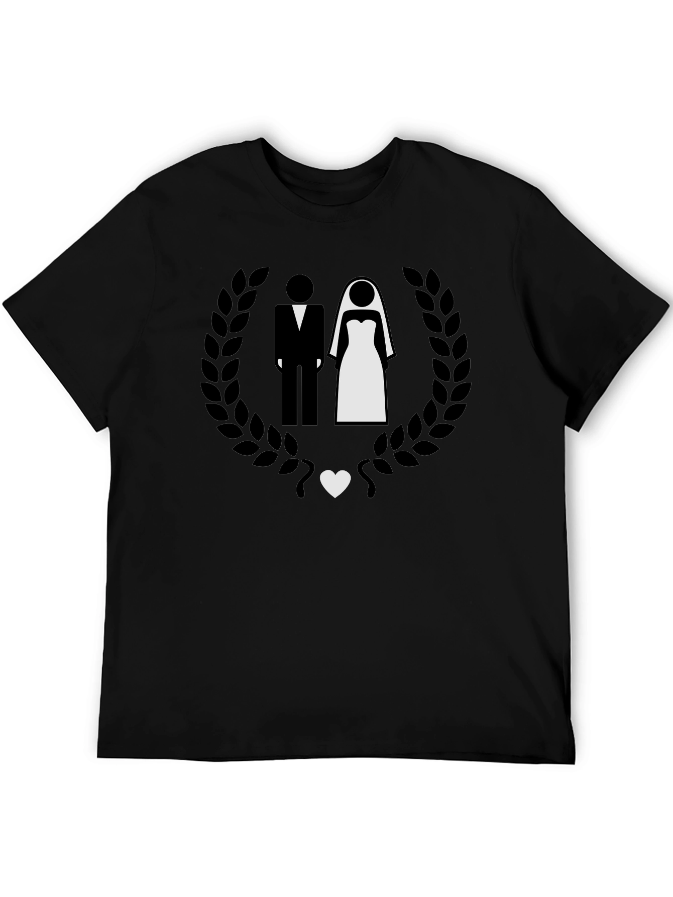 Wedding Couple T-Shirt - Bride & Groom Graphic Tee
