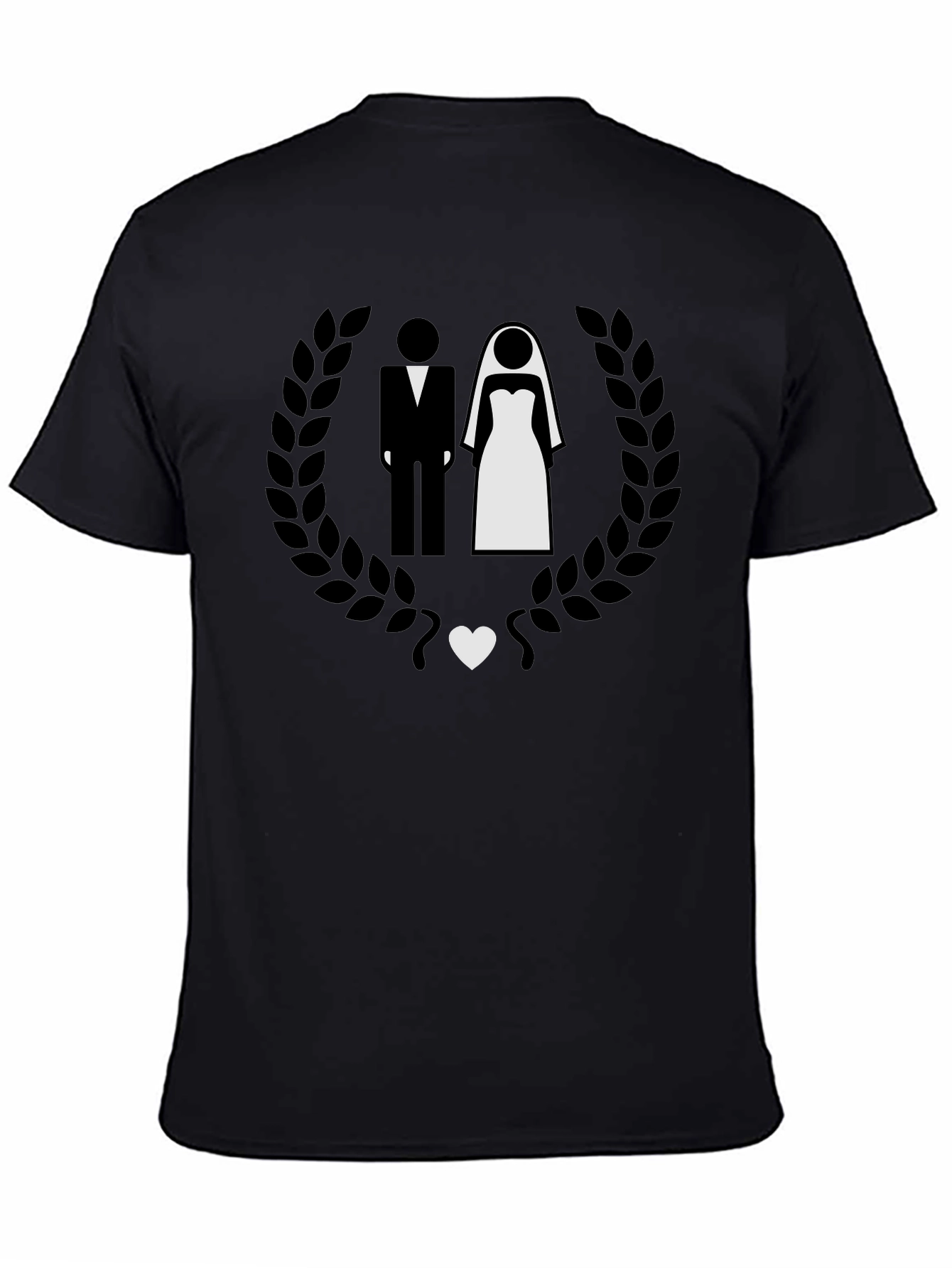 Wedding Couple T-Shirt - Bride & Groom Graphic Tee