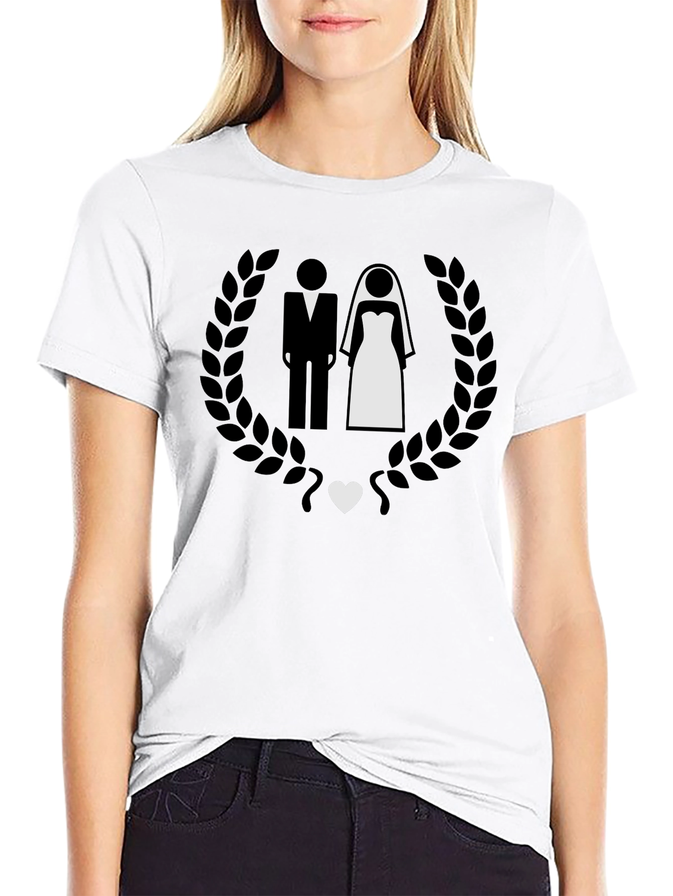 Wedding Couple T-Shirt - Bride & Groom Graphic Tee