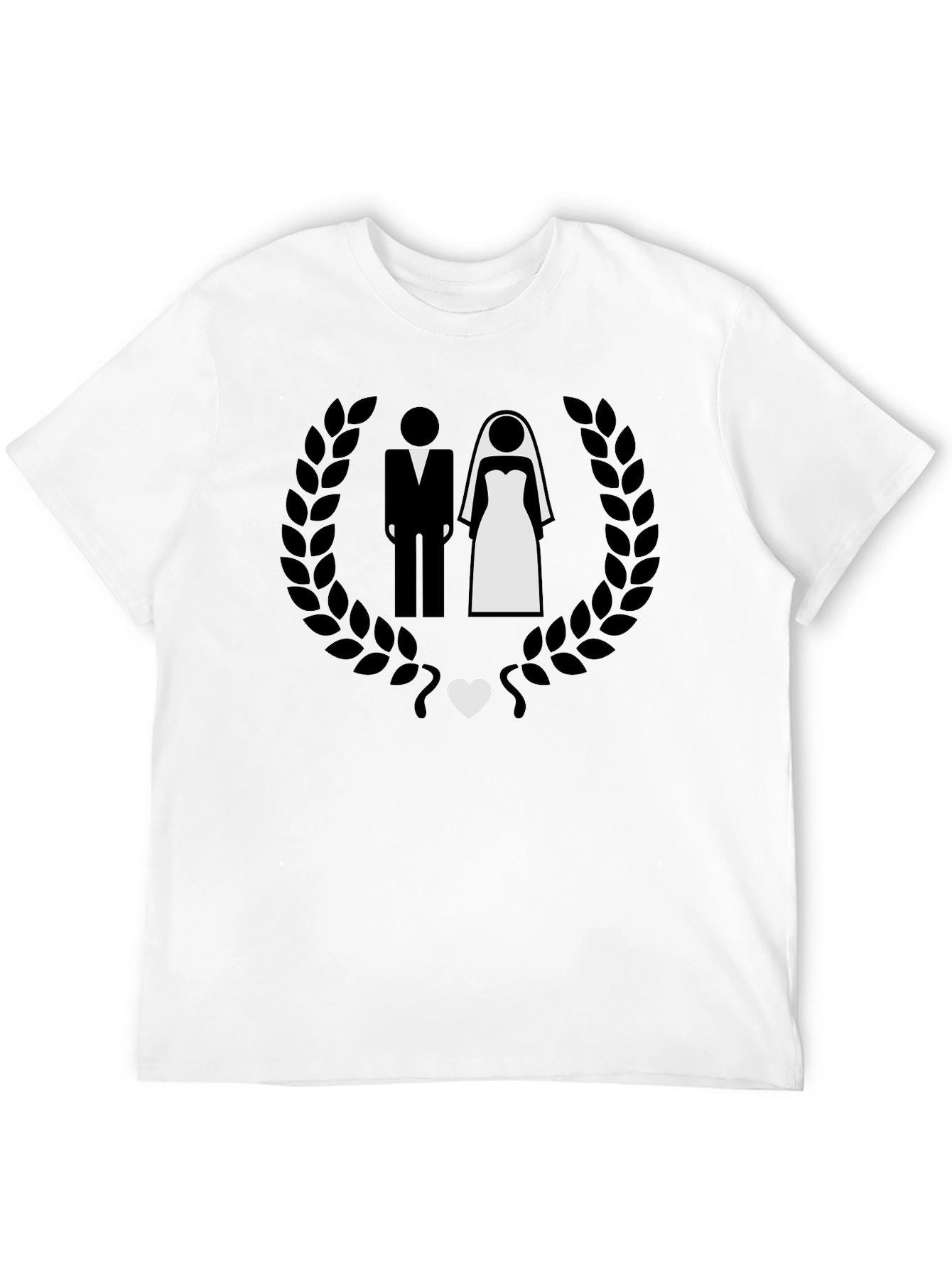 Wedding Couple T-Shirt - Bride & Groom Graphic Tee