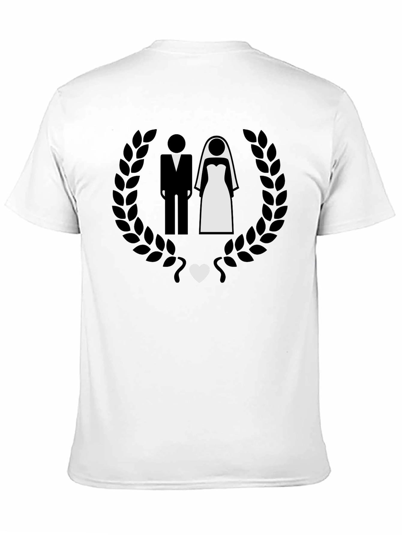 Wedding Couple T-Shirt - Bride & Groom Graphic Tee