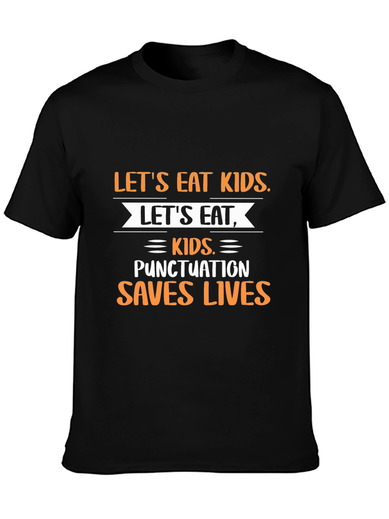 Punctuation Saves Lives Graphic T-Shirt