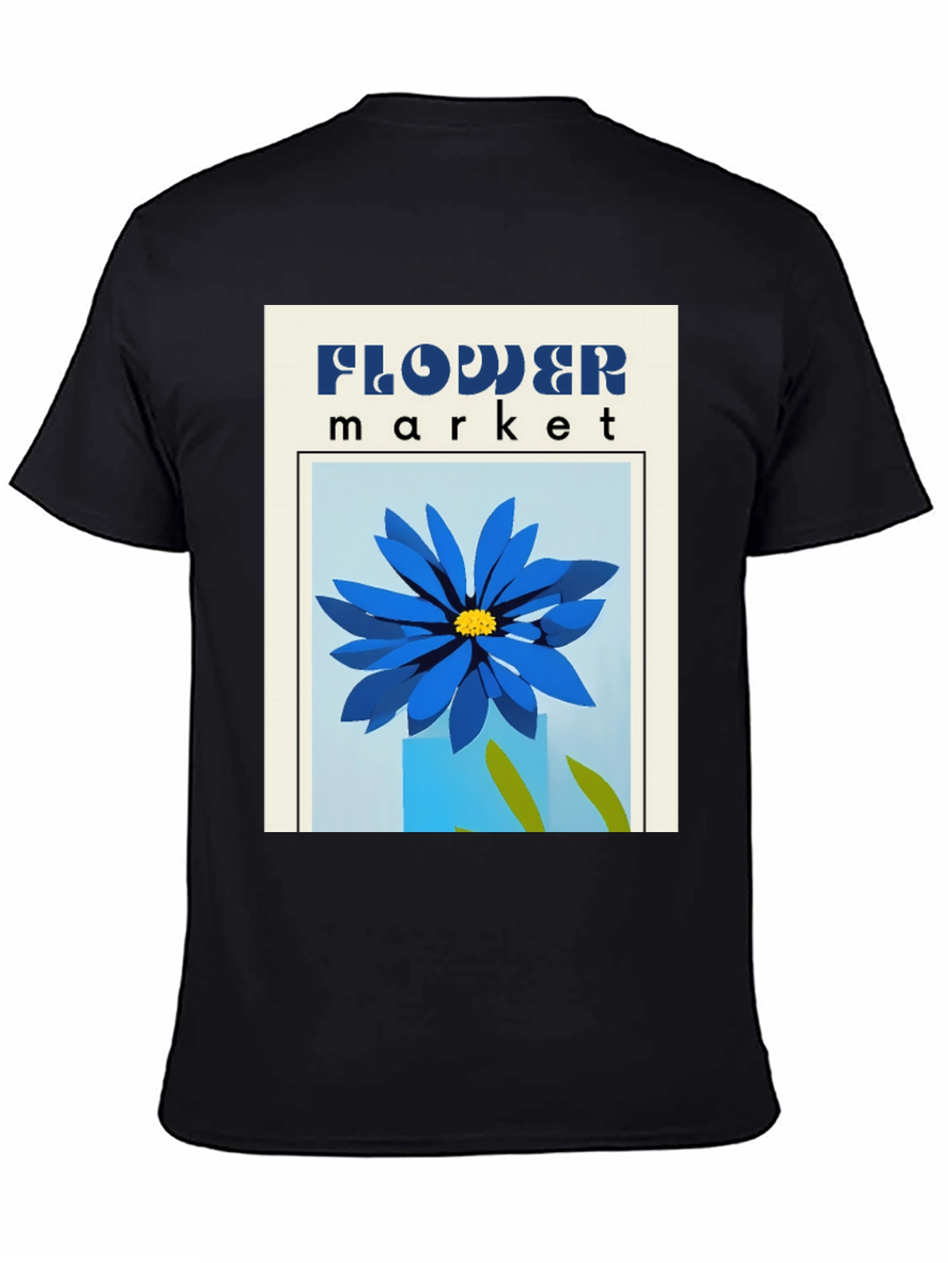 Flower Market Graphic Tee - Stylish Print