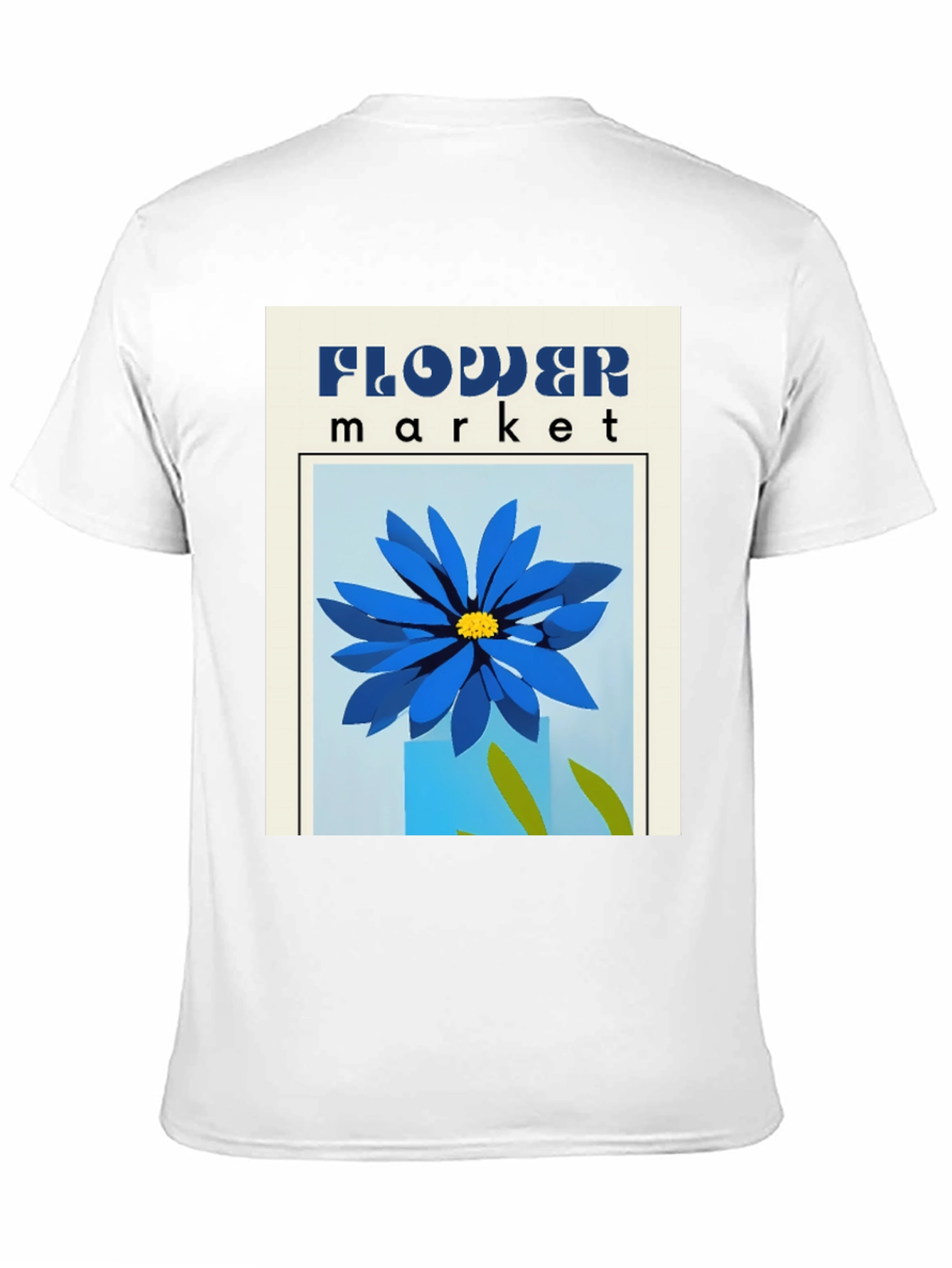 Flower Market Graphic Tee - Stylish Print