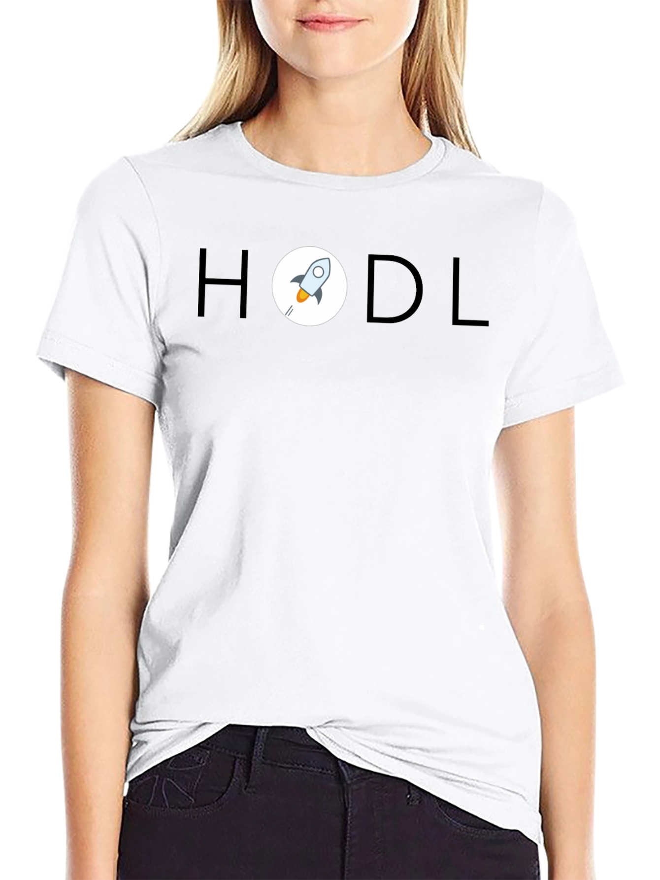 HODL Rocket T-Shirt - Crypto Investor Apparel